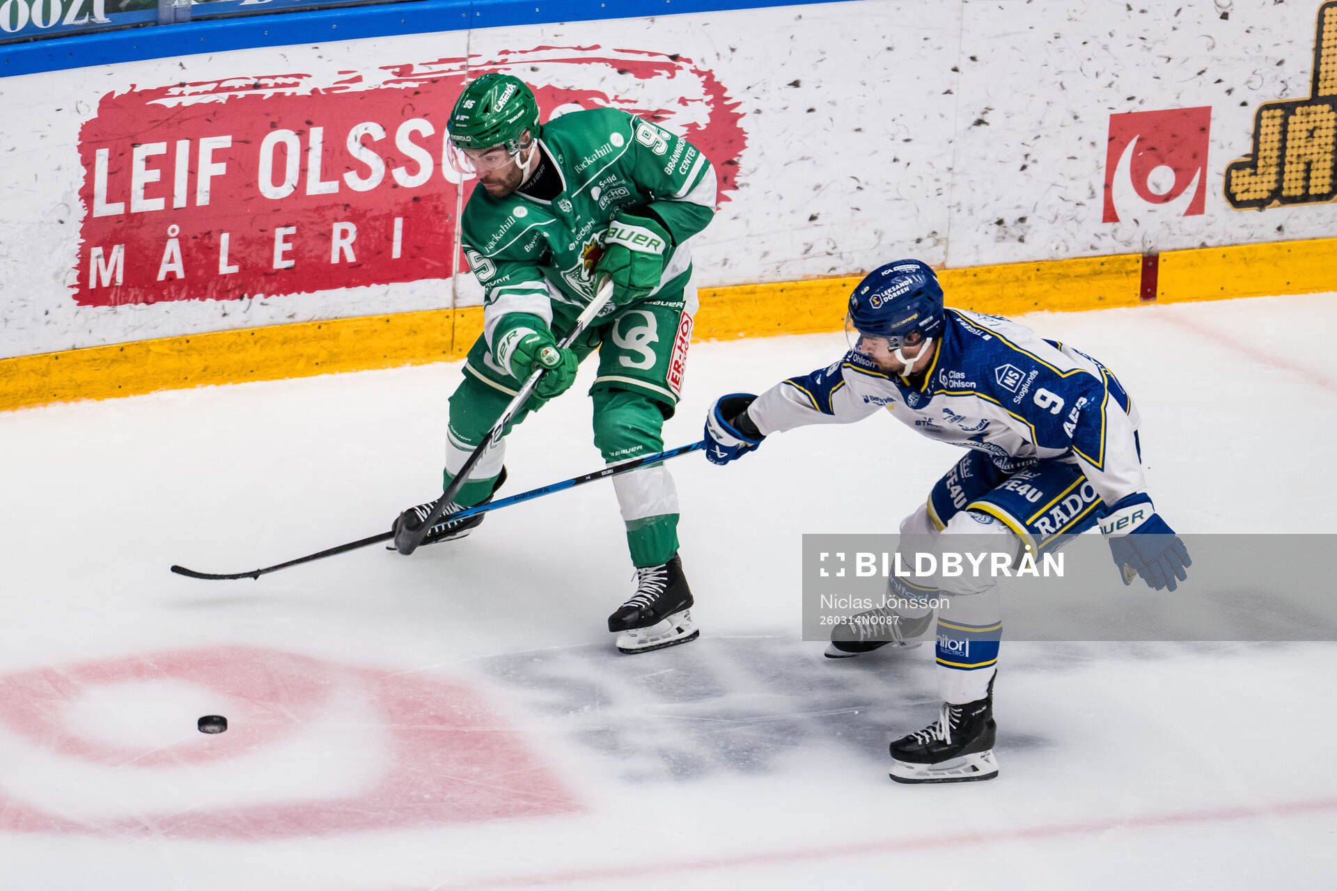 Rögles Mark Friedman och Leksands Gabriel Fortier