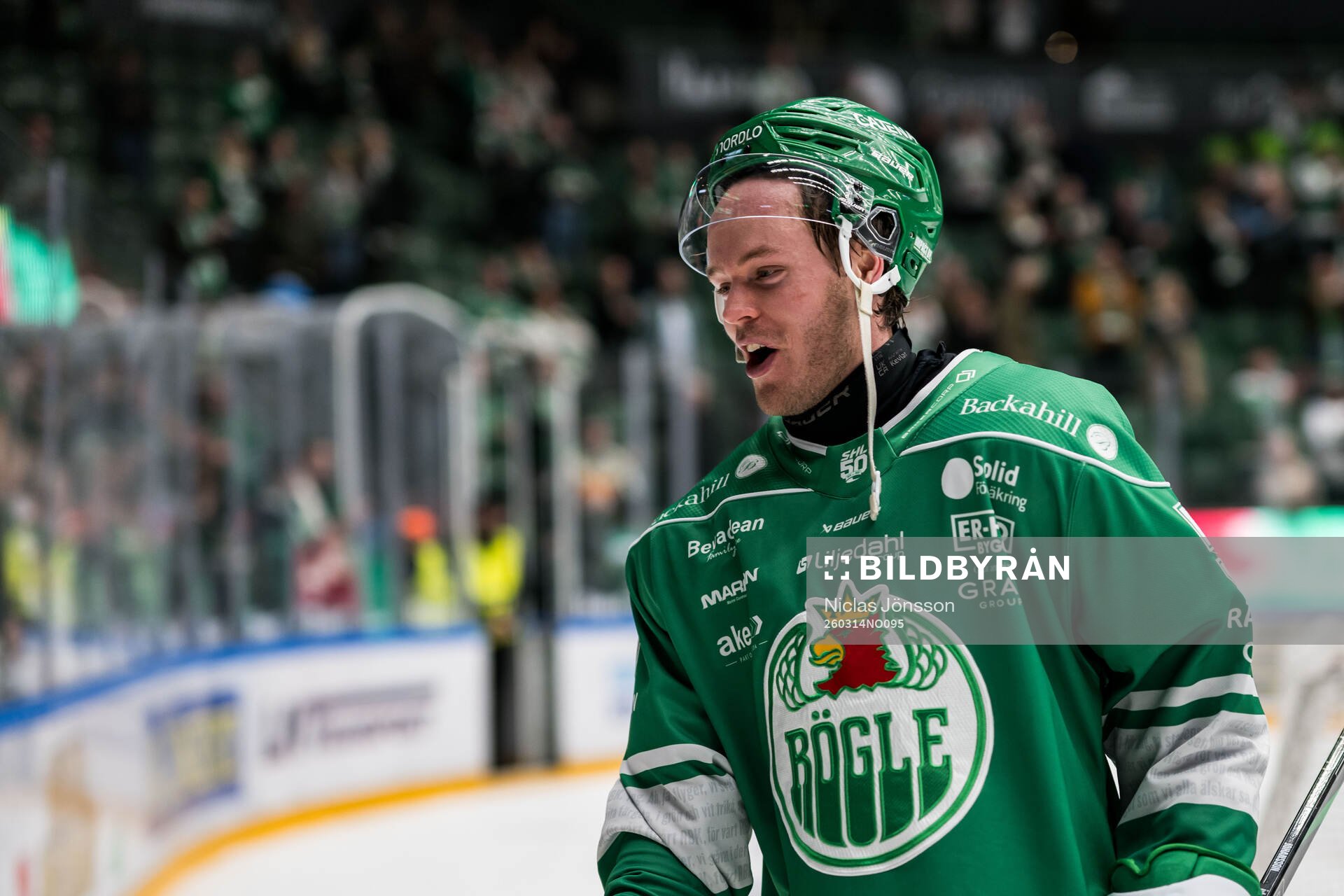 Rögles Filip Johansson jublar