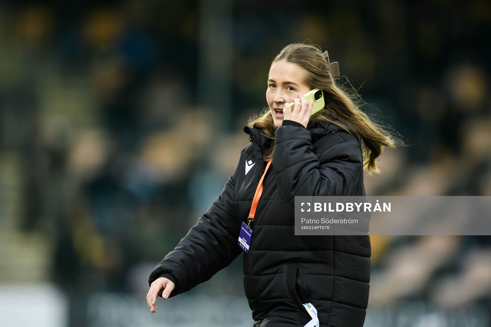 Mjällbys Event- och hållbarhetsansvarig Klara Borstam