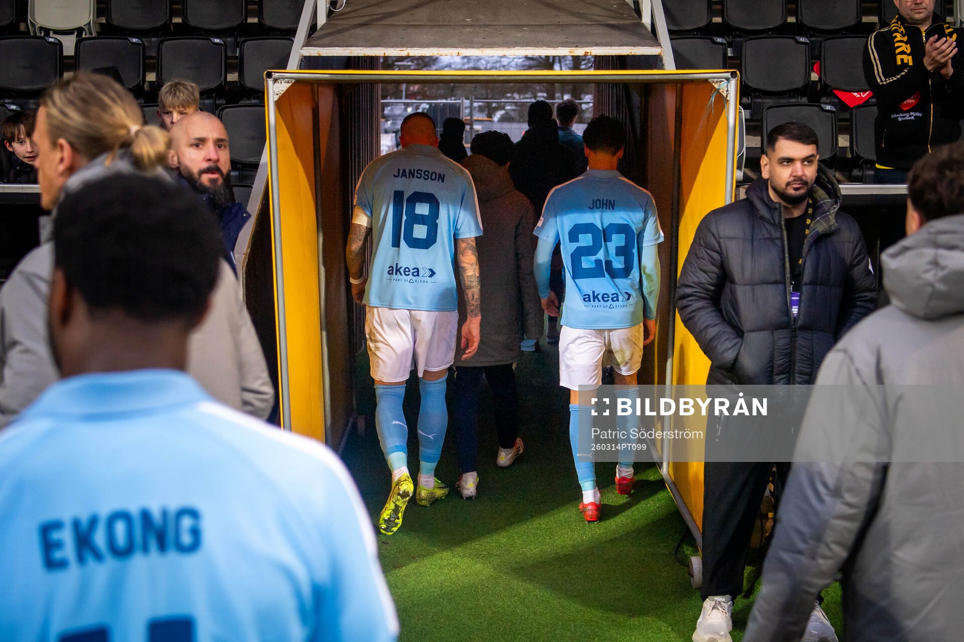 Malmö FFs Pontus Jansson och Noah Åstrand John deppar