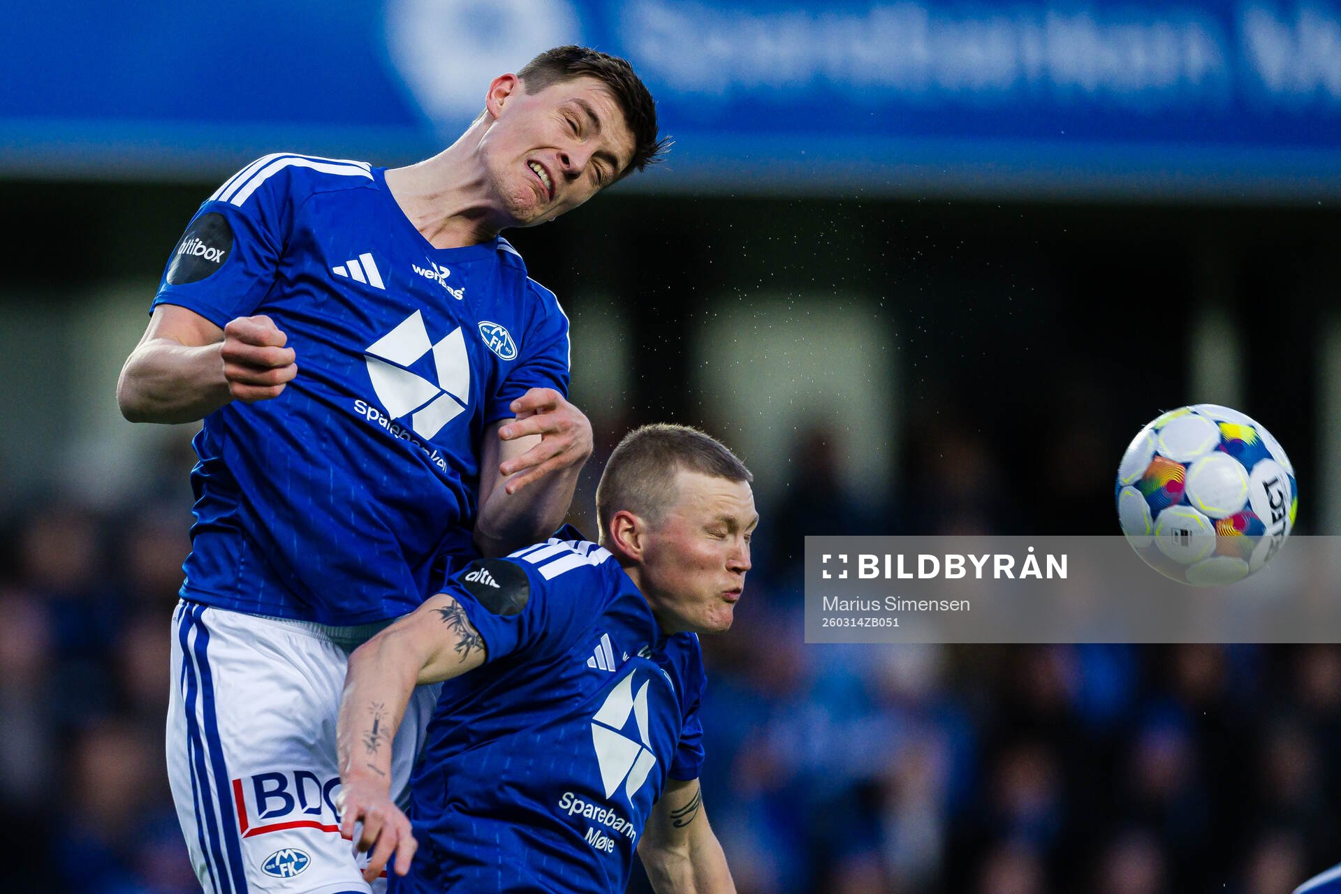 Sivert Sira Hansen and Halldor Stenevik of Molde