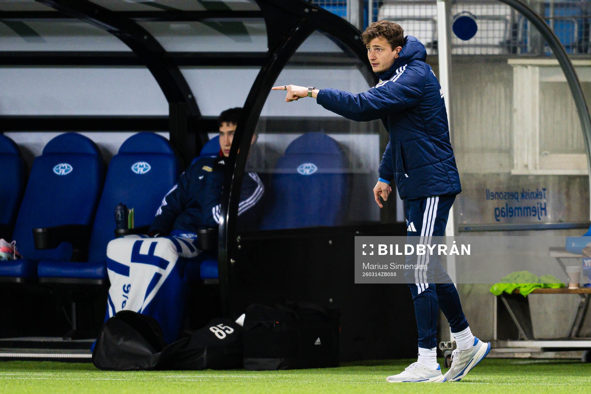 Head coach Martin Falk of Molde