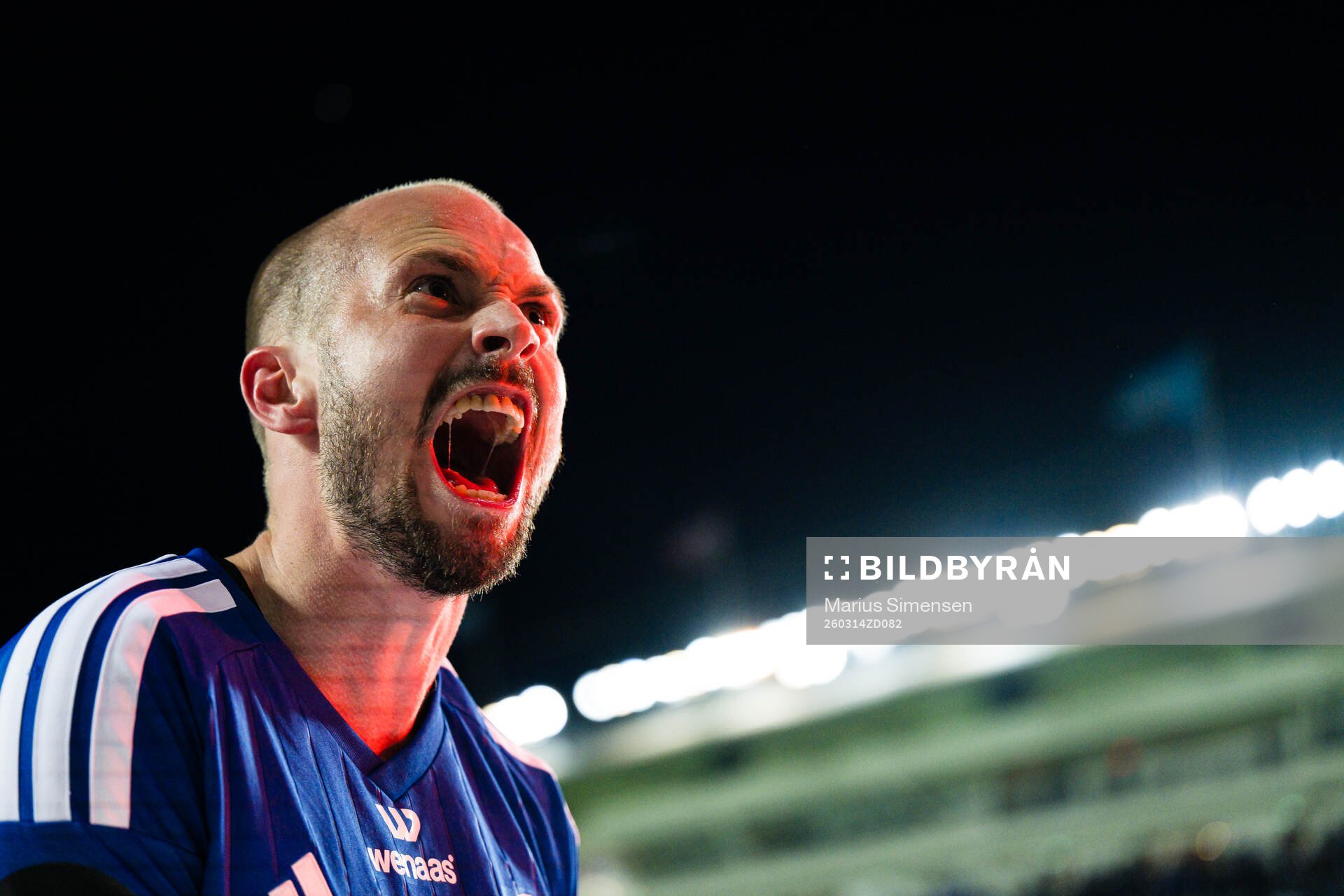 Eirik Hestad of Molde celebrates