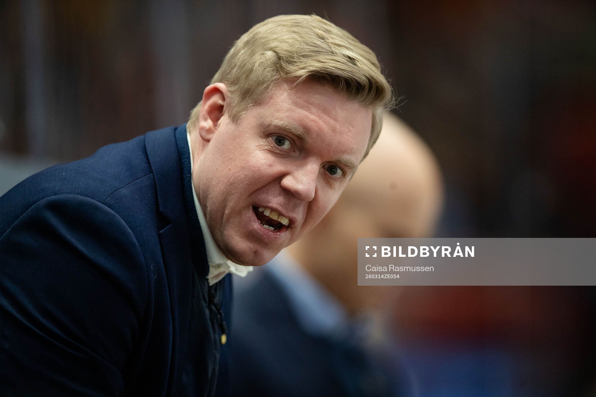 HV71s tränare Anton Blomqvist