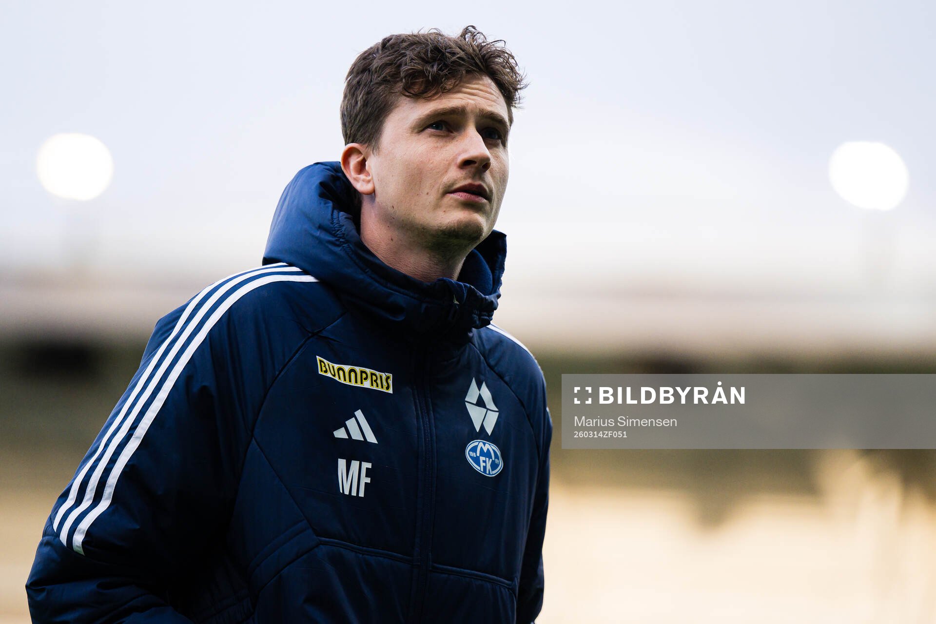Head coach Martin Falk of Molde