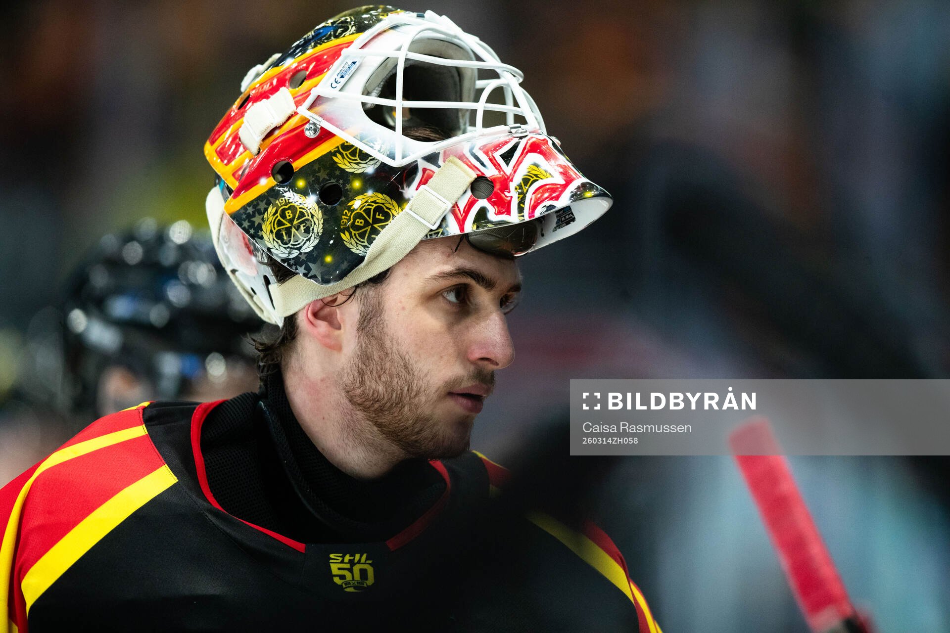 Brynäs målvakt Damian Clara