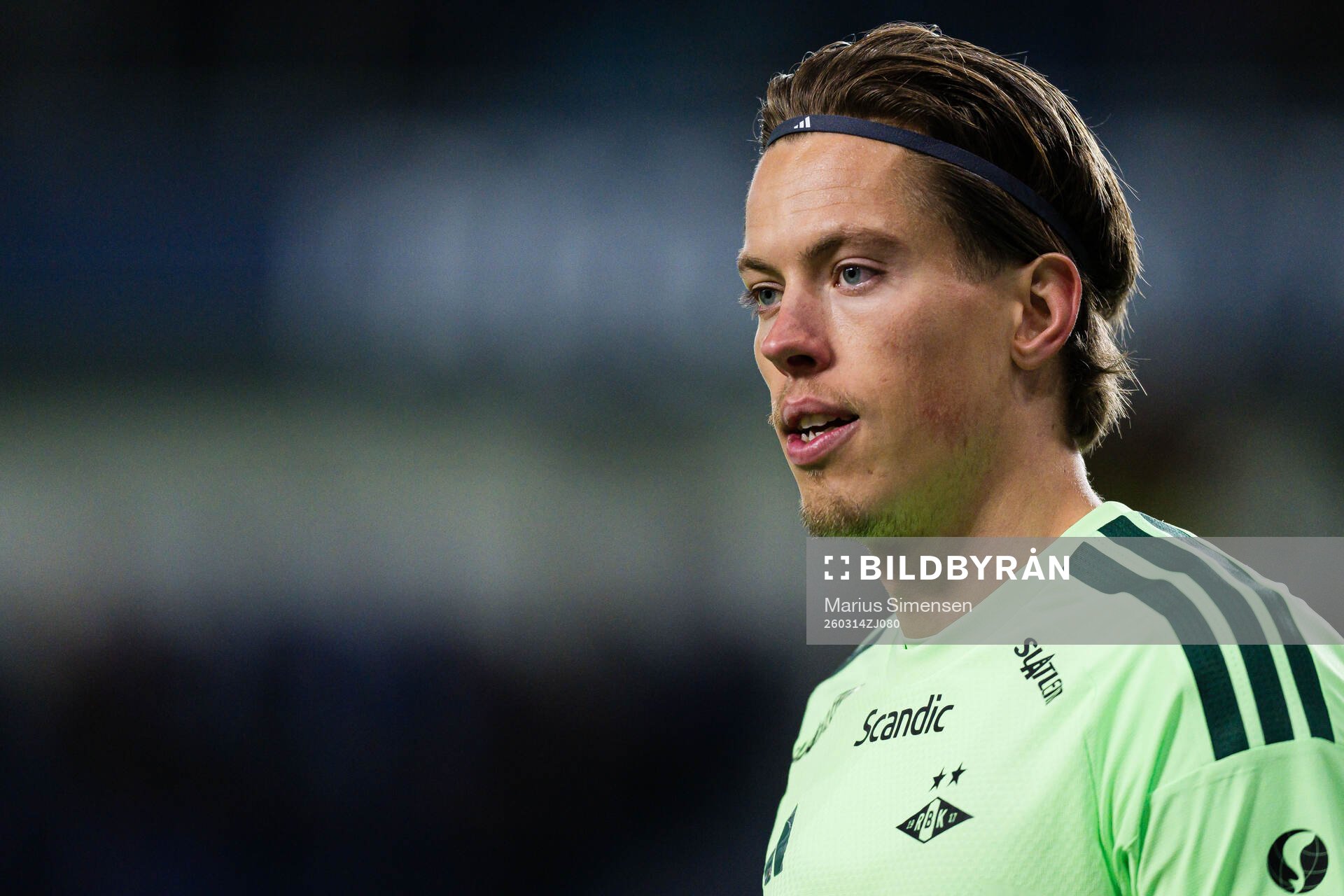 Goalkeeper Leopold Wahlstedt of Rosenborg