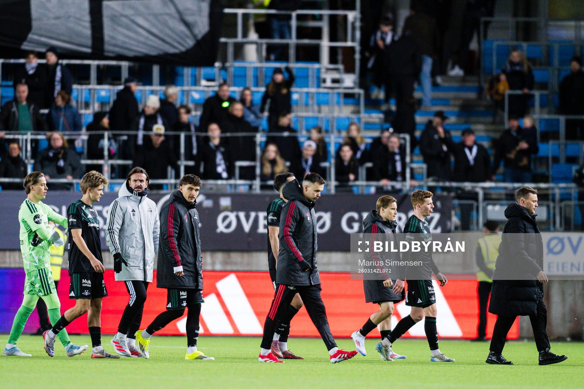 Ole Selnæs and head coach Alfred Johansson of Rosenborg