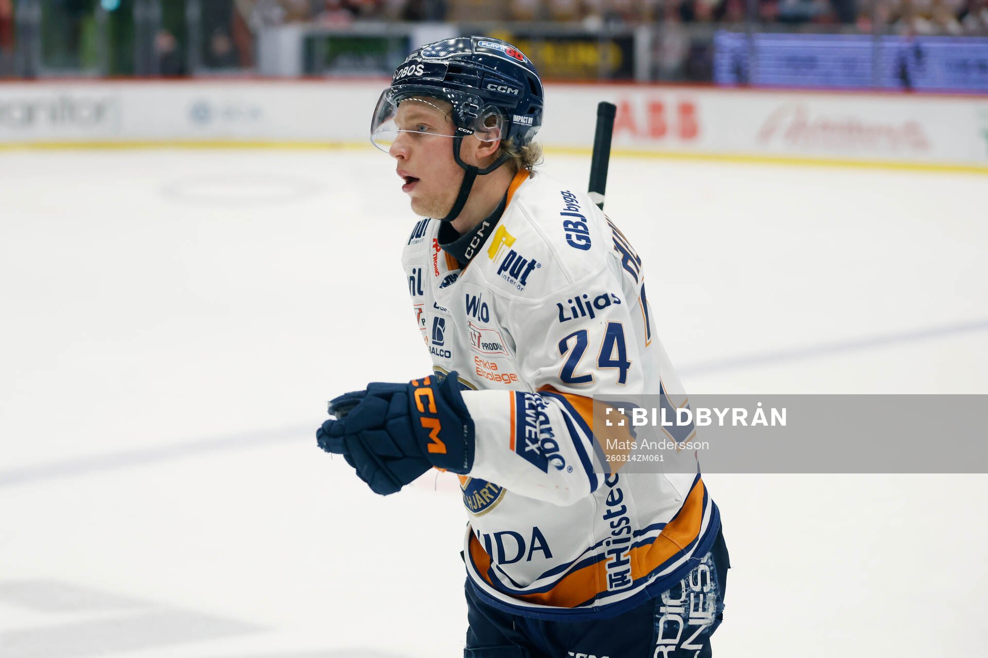 Växjös Hampus Eriksson jublar