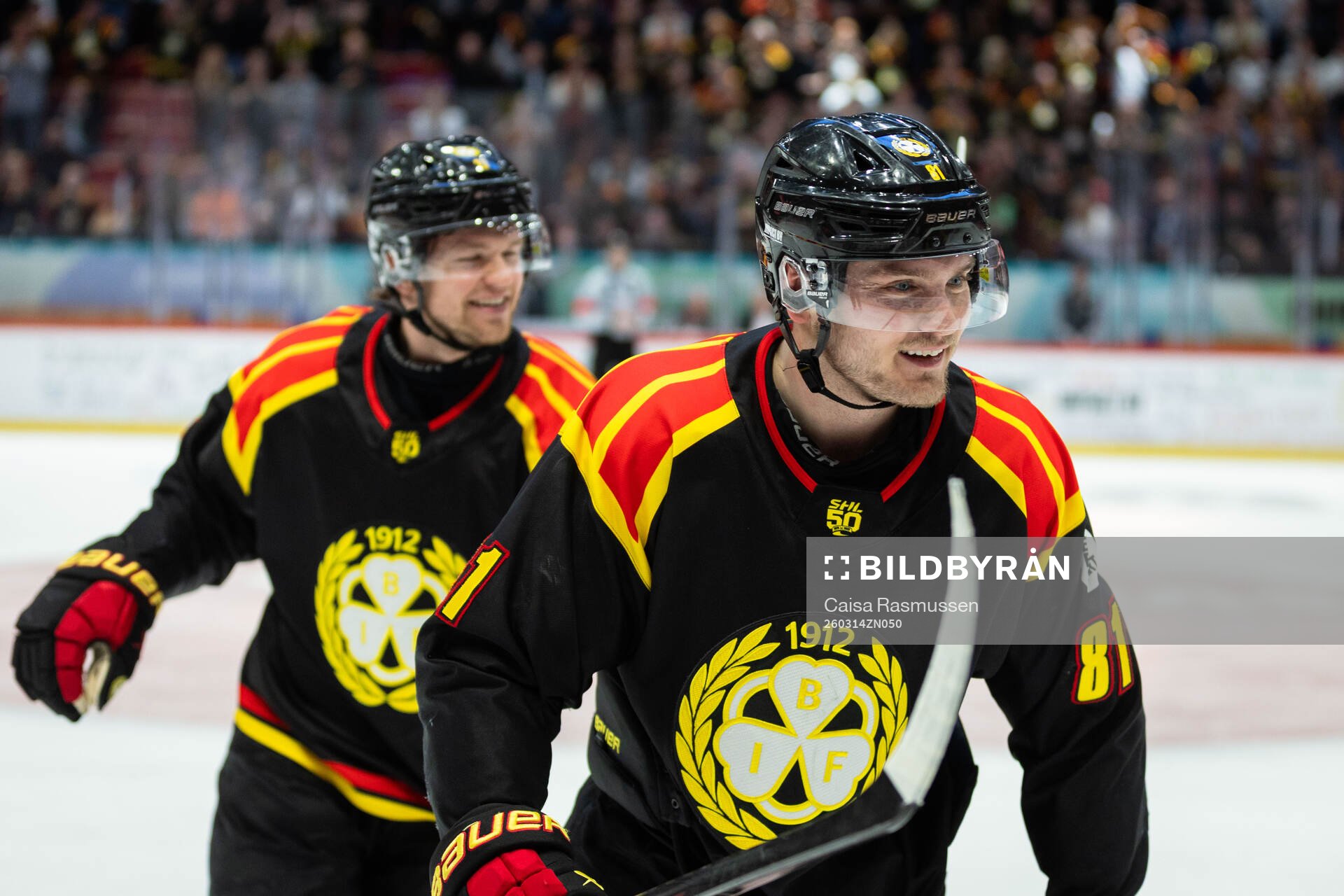 Brynäs Kieffer Bellows jublar