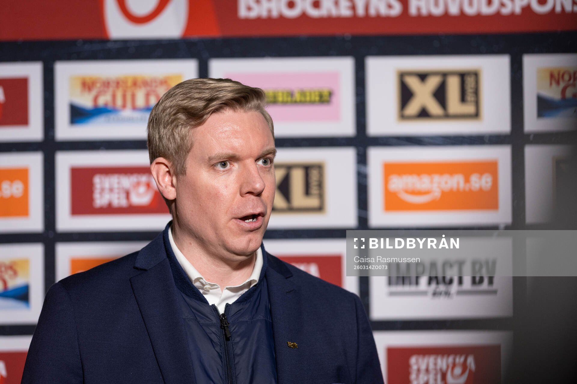 HV71s tränare Anton Blomqvist