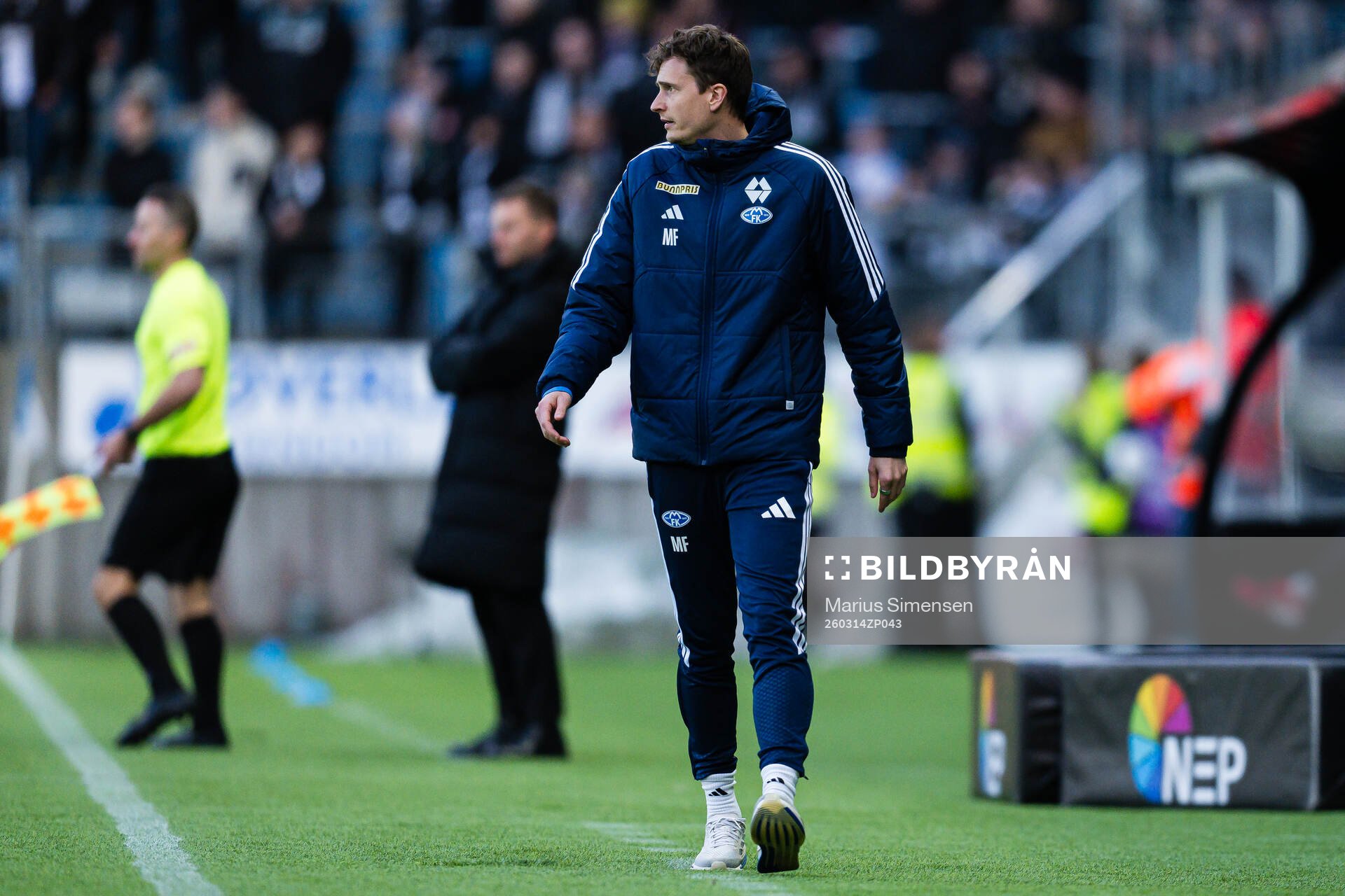 Head coach Martin Falk of Molde