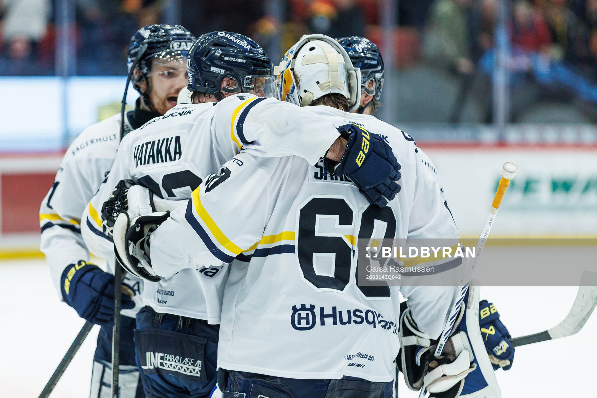 HV71s spelare jublar
