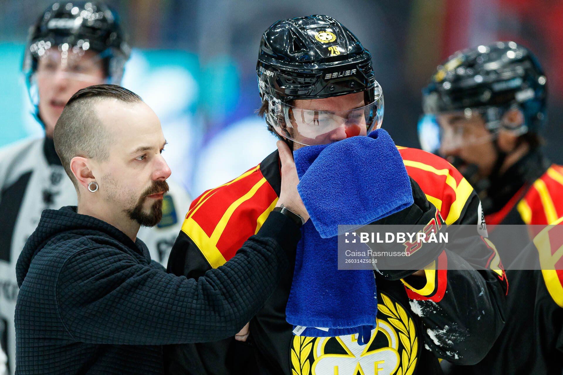 Brynäs Axel Andersson har ont