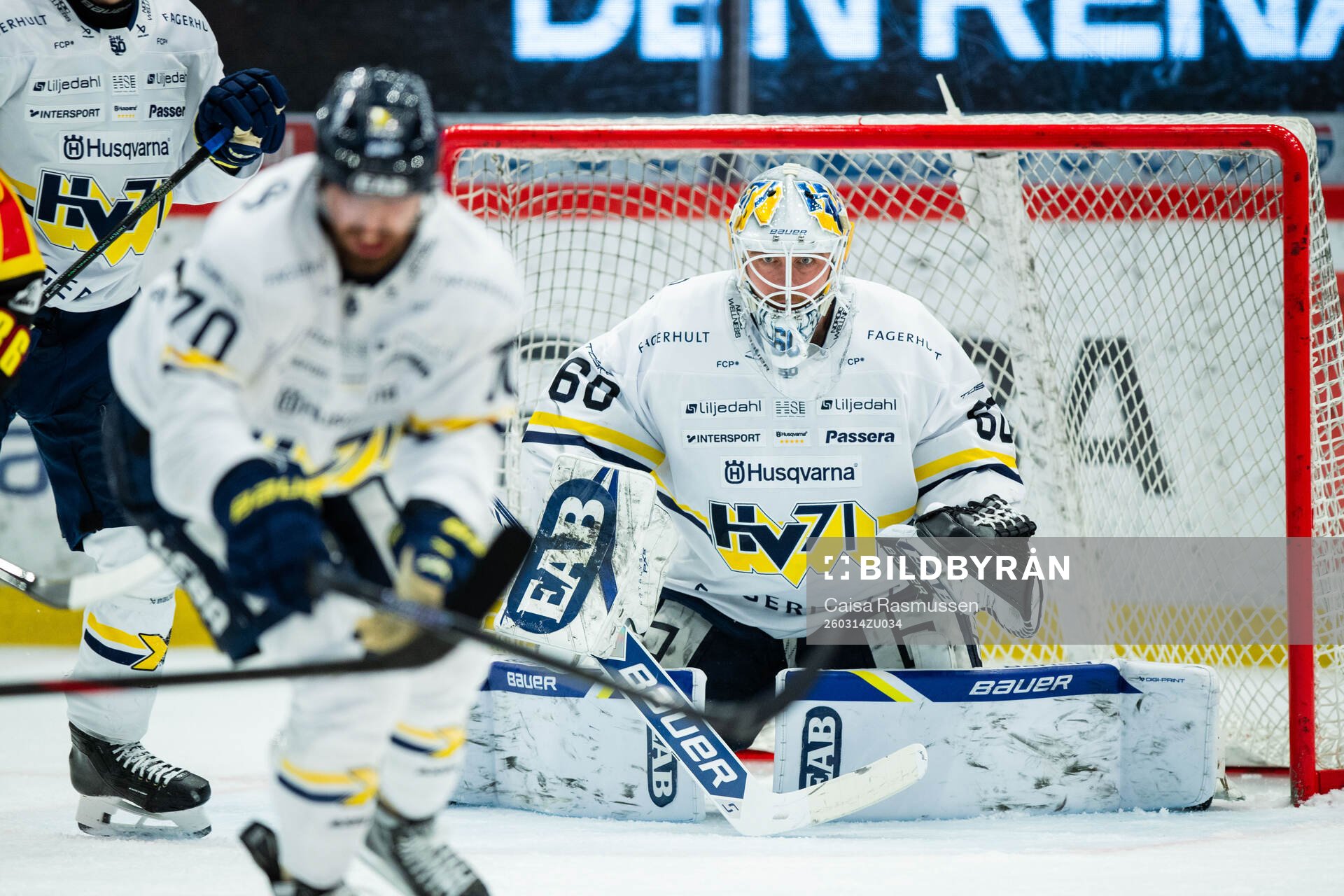 HV71s målvakt Felix Sandström