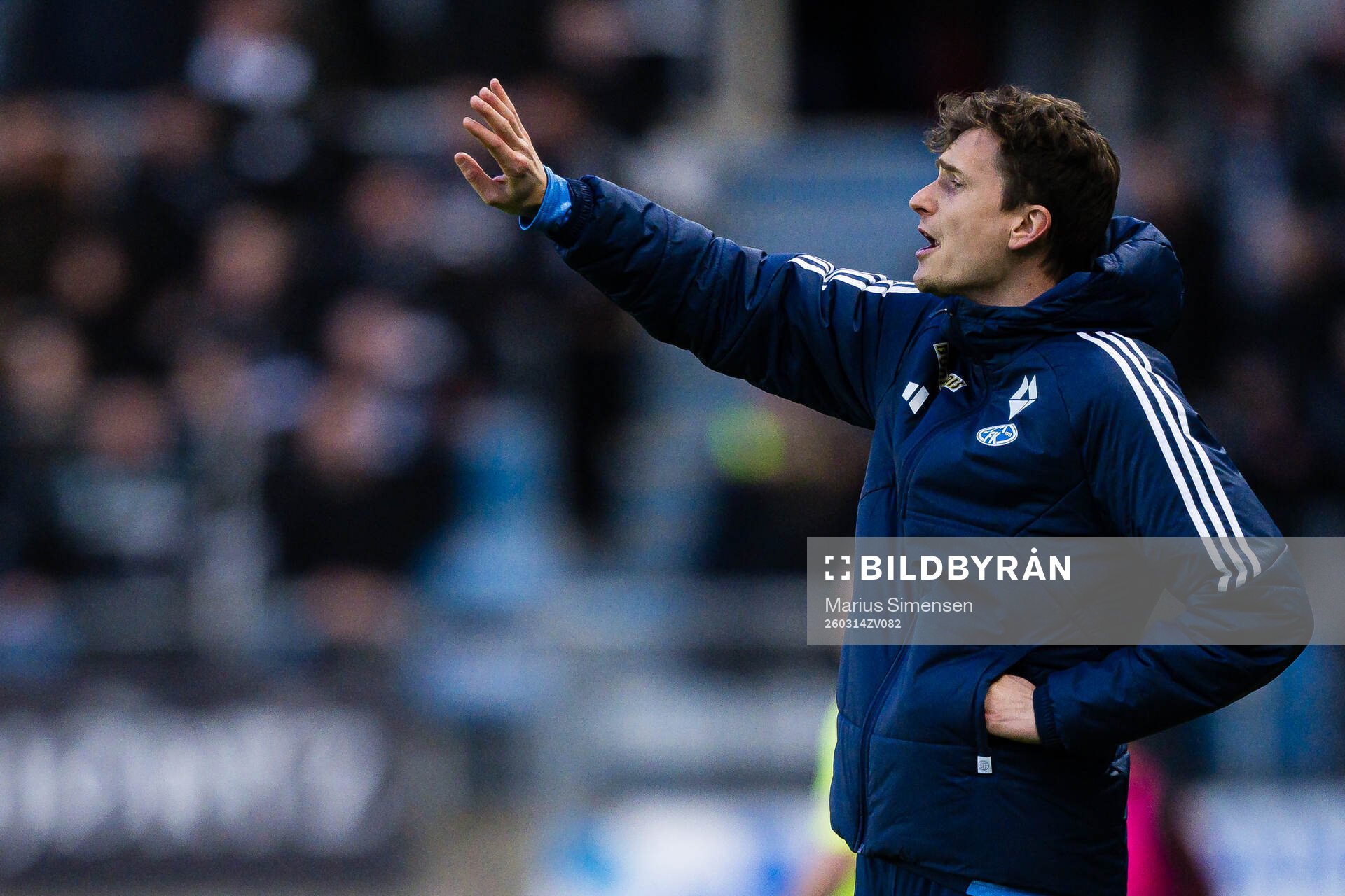 Head coach Martin Falk of Molde