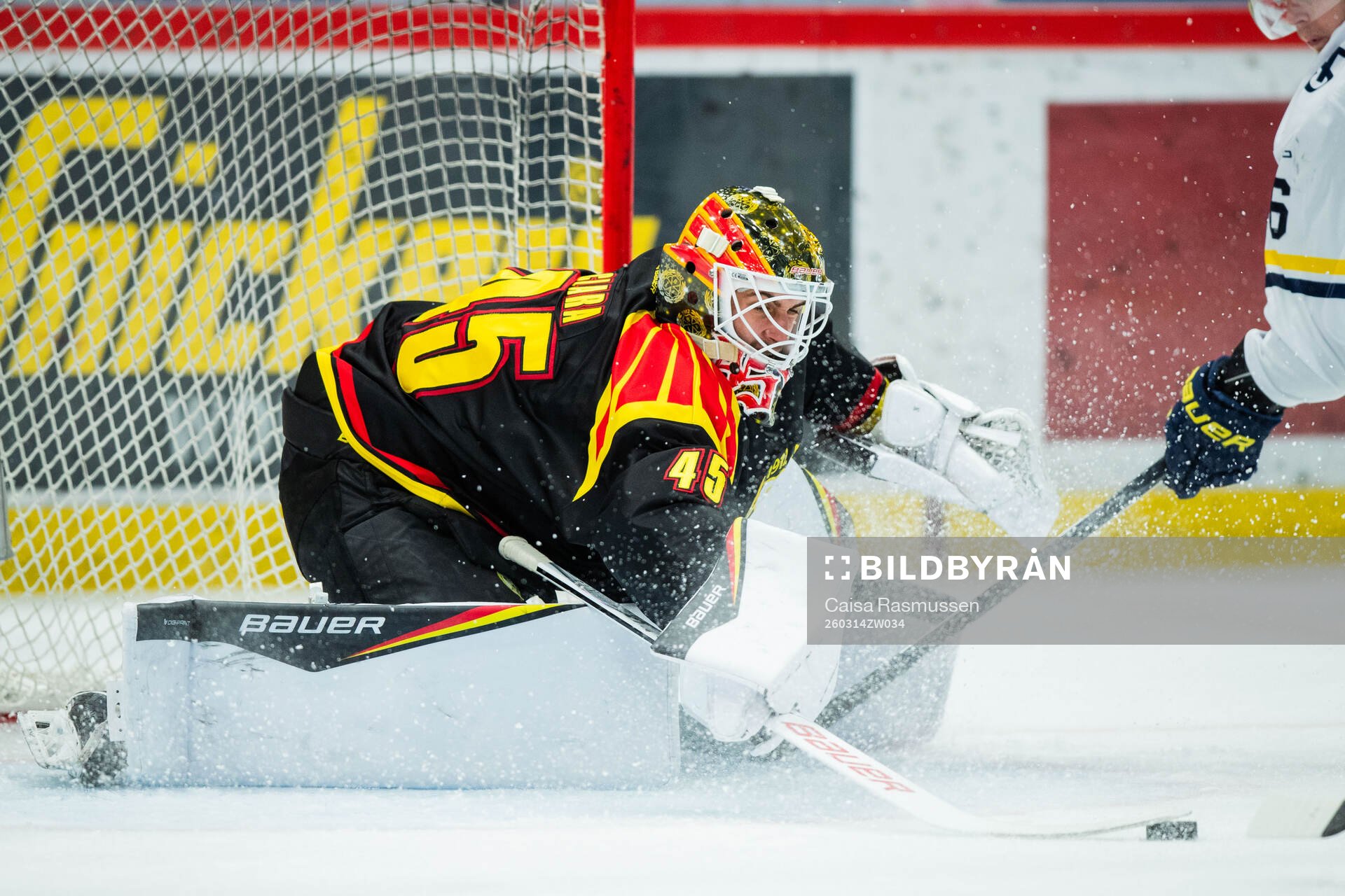 Brynäs målvakt Damian Clara