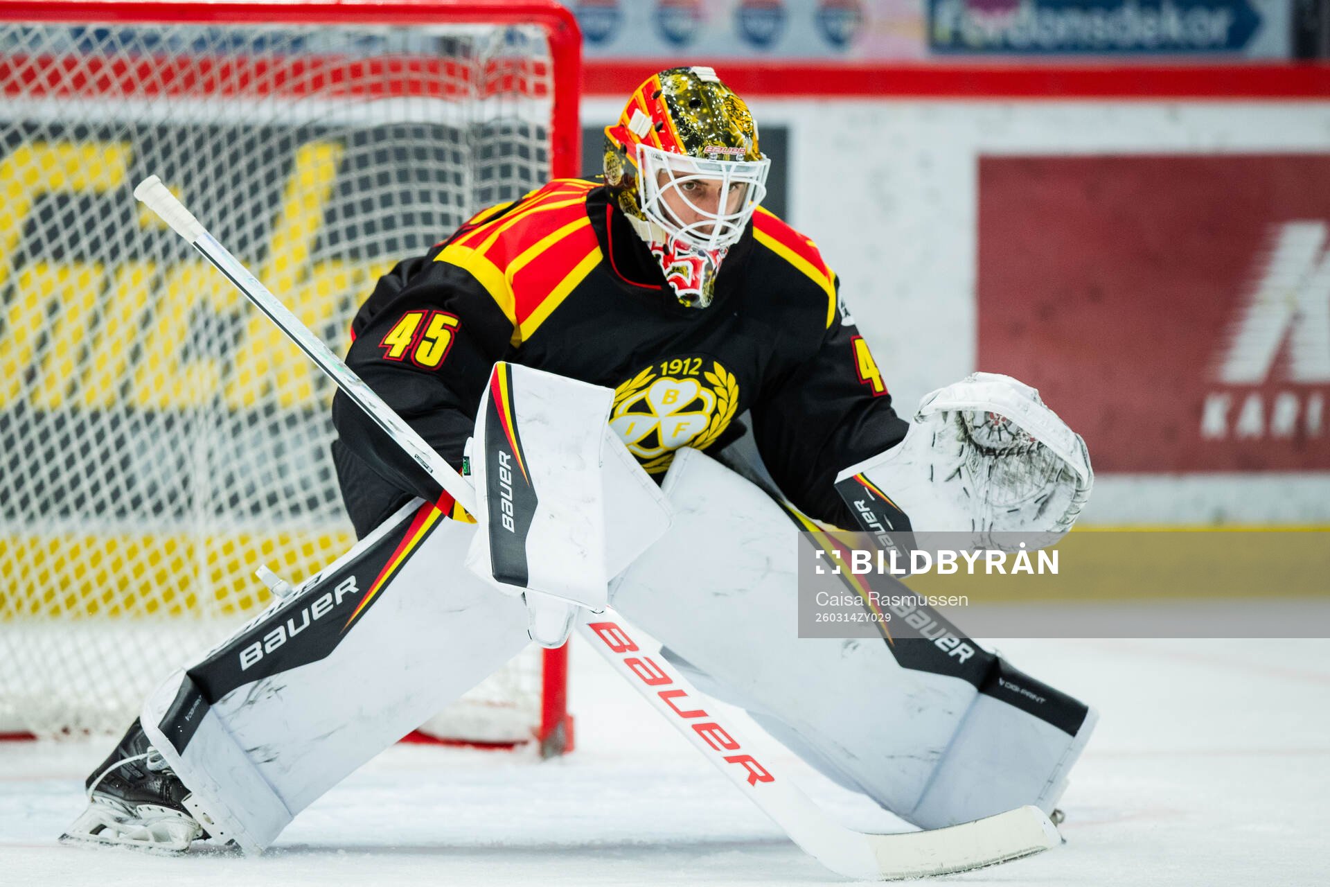 Brynäs målvakt Damian Clara