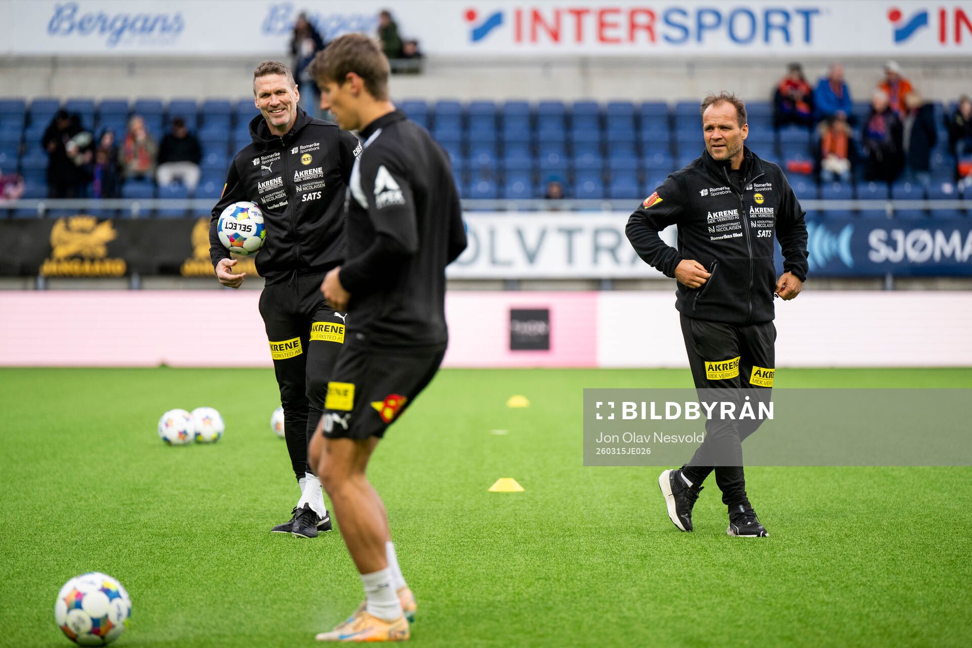 Frode Kippe, player developer, Thomas Lehne Olsen and coach