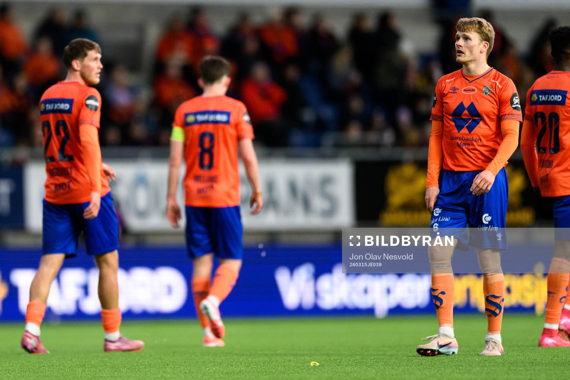 Håkon Hammer of Aalesund looks dejected