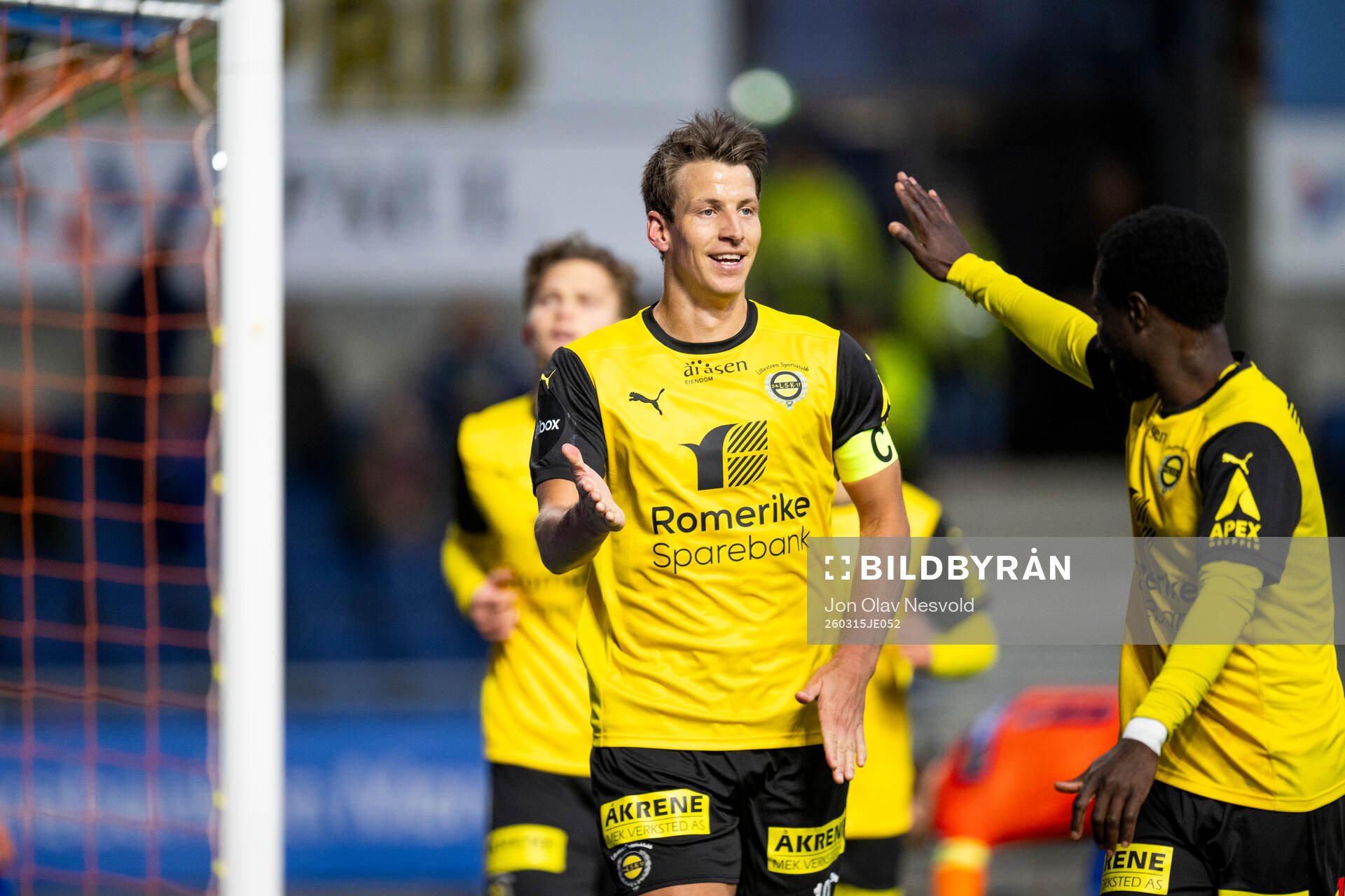 Thomas Lehne Olsen and Eric Kitolano of Lillestrøm