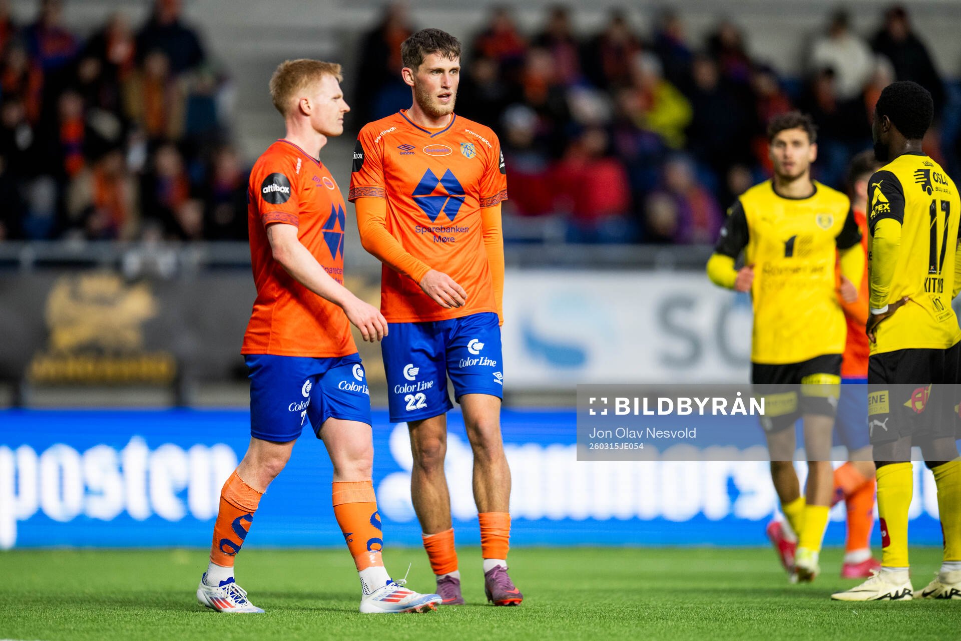 Kristoffer Nessø and Emil Engqvist of Aalesund