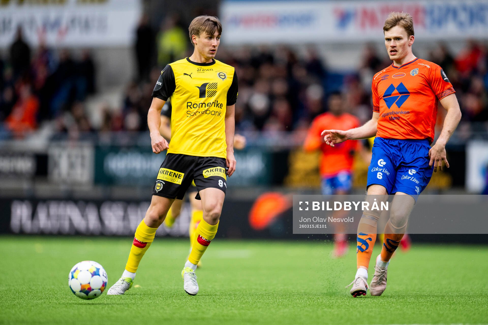 Markus Karlsbakk of Lillestrøm and Håkon Hammer of