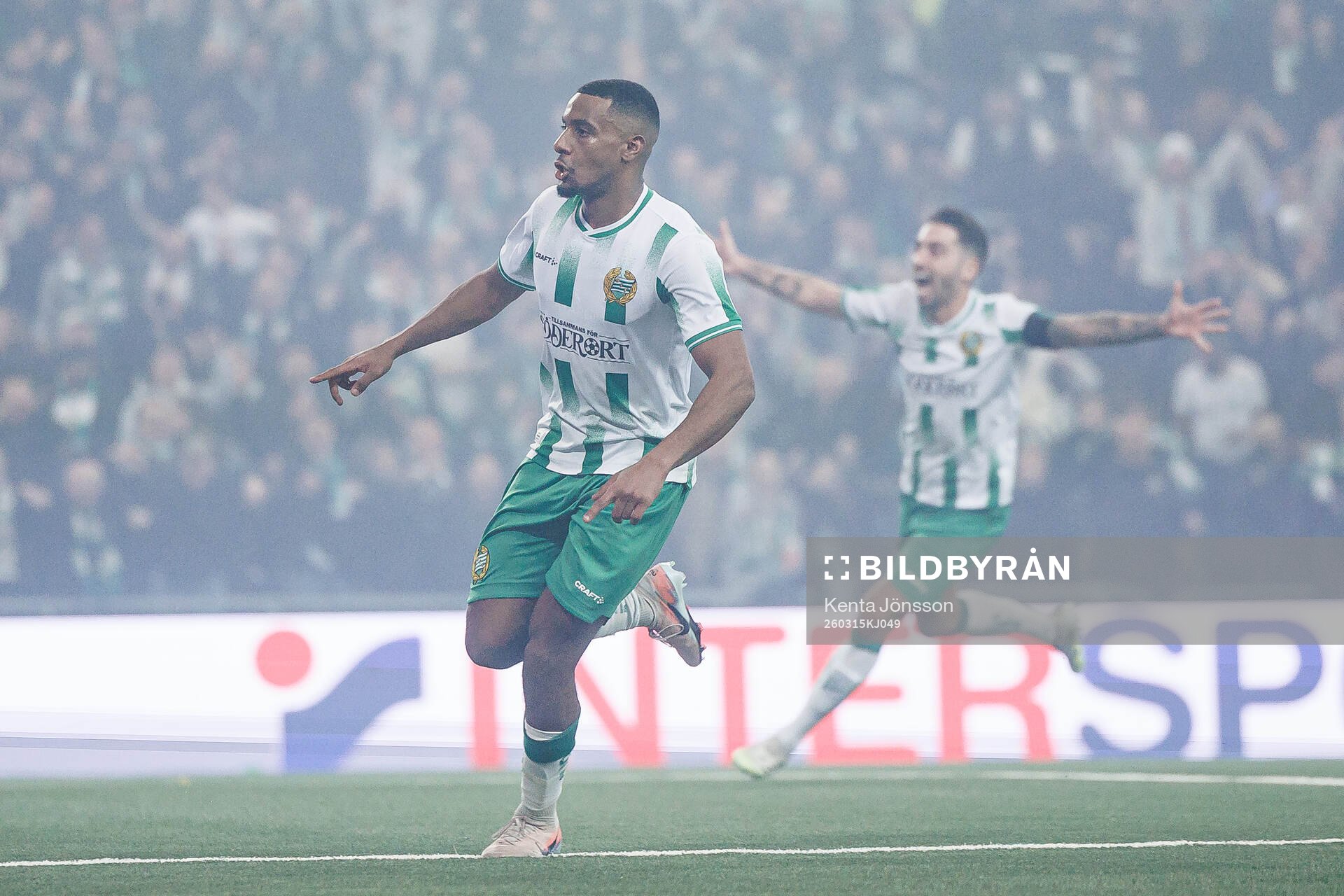 Hammarbys Paulos Abraham jublar