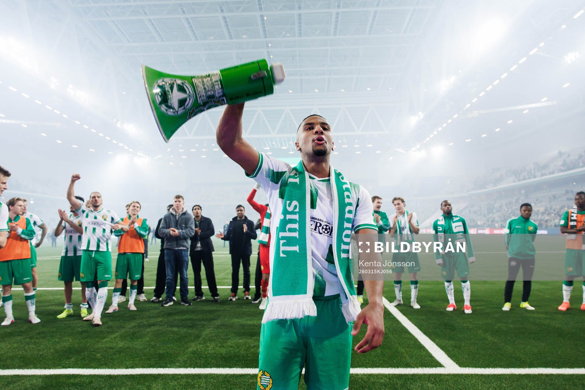 Hammarbys Paulos Abraham jublar