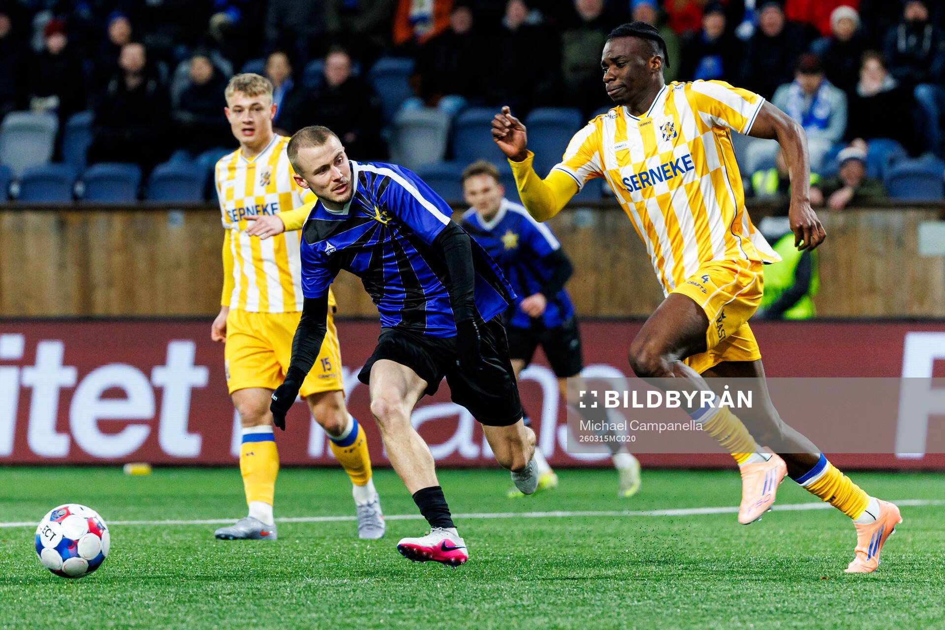 Sirius Melker Heier och IFK Göteborgs Rockson Yeboah