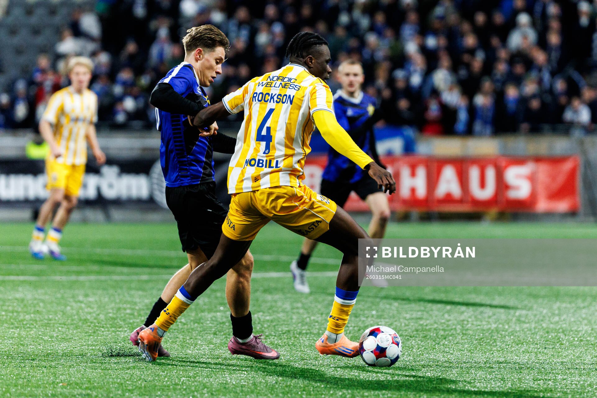 Sirius Marcus Lindberg och IFK Göteborgs Rockson Yeboah