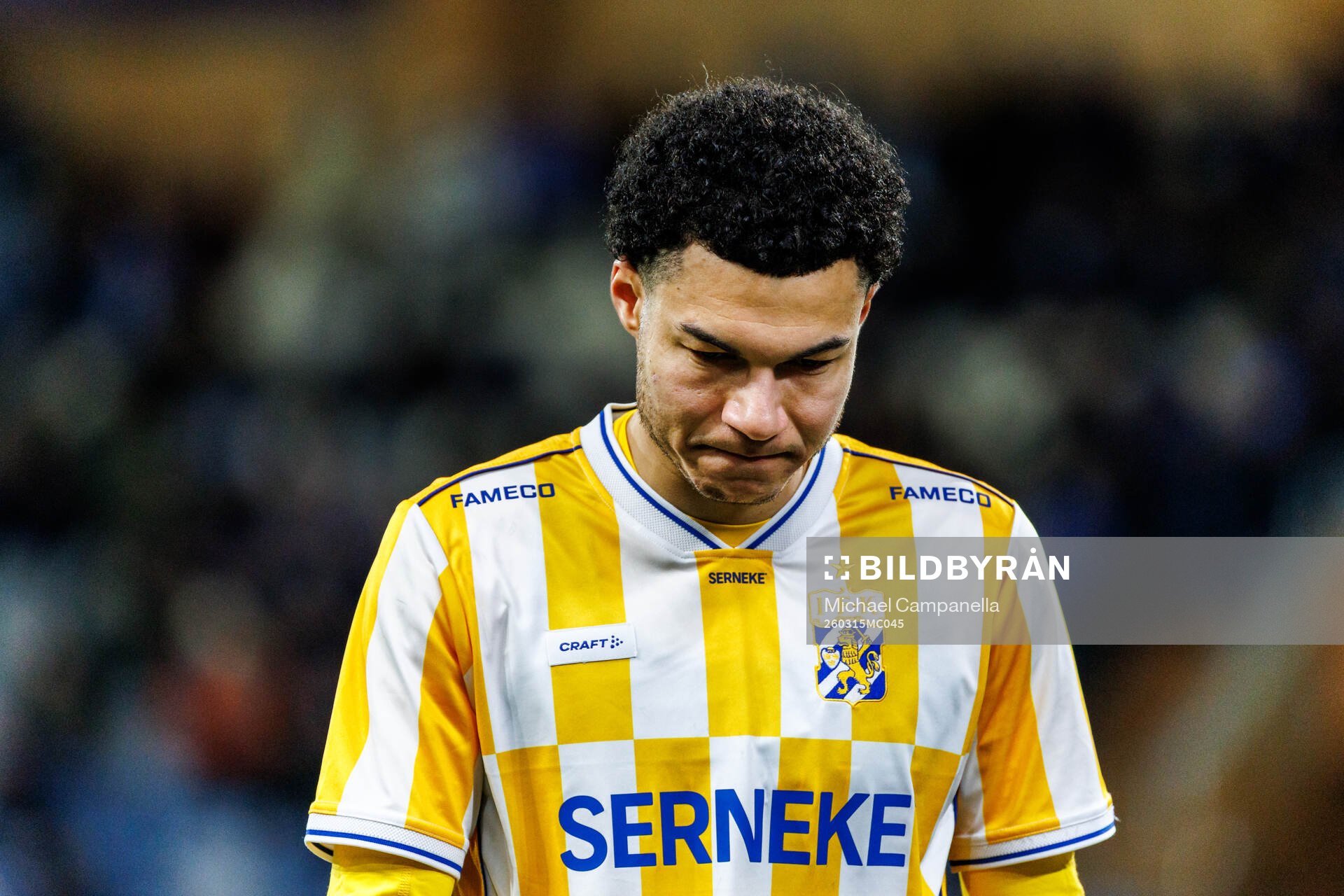 IFK Göteborgs Alexander Jallow deppar