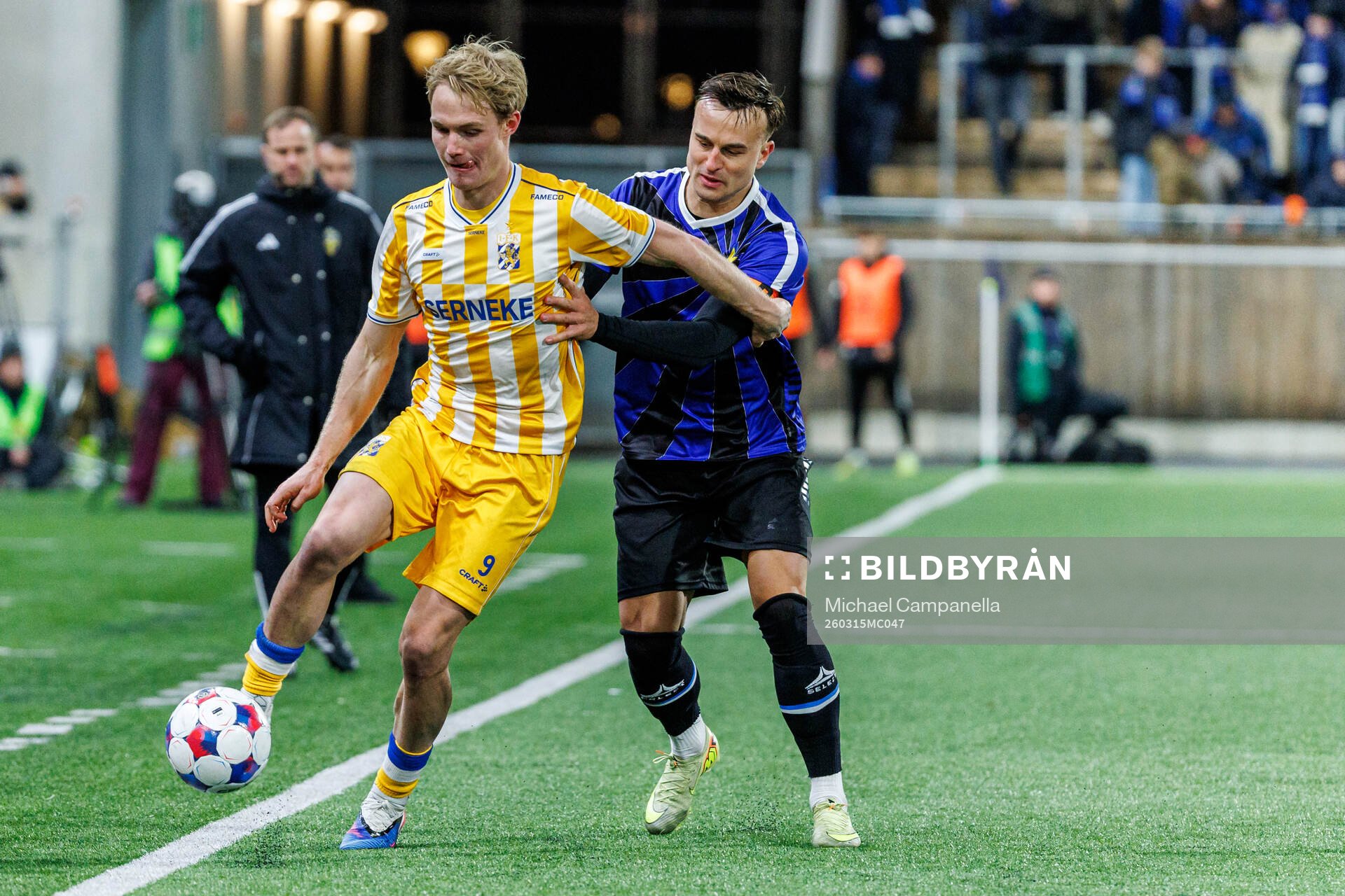 IFK Göteborgs Max Fenger och Sirius Henrik Rönnlöf