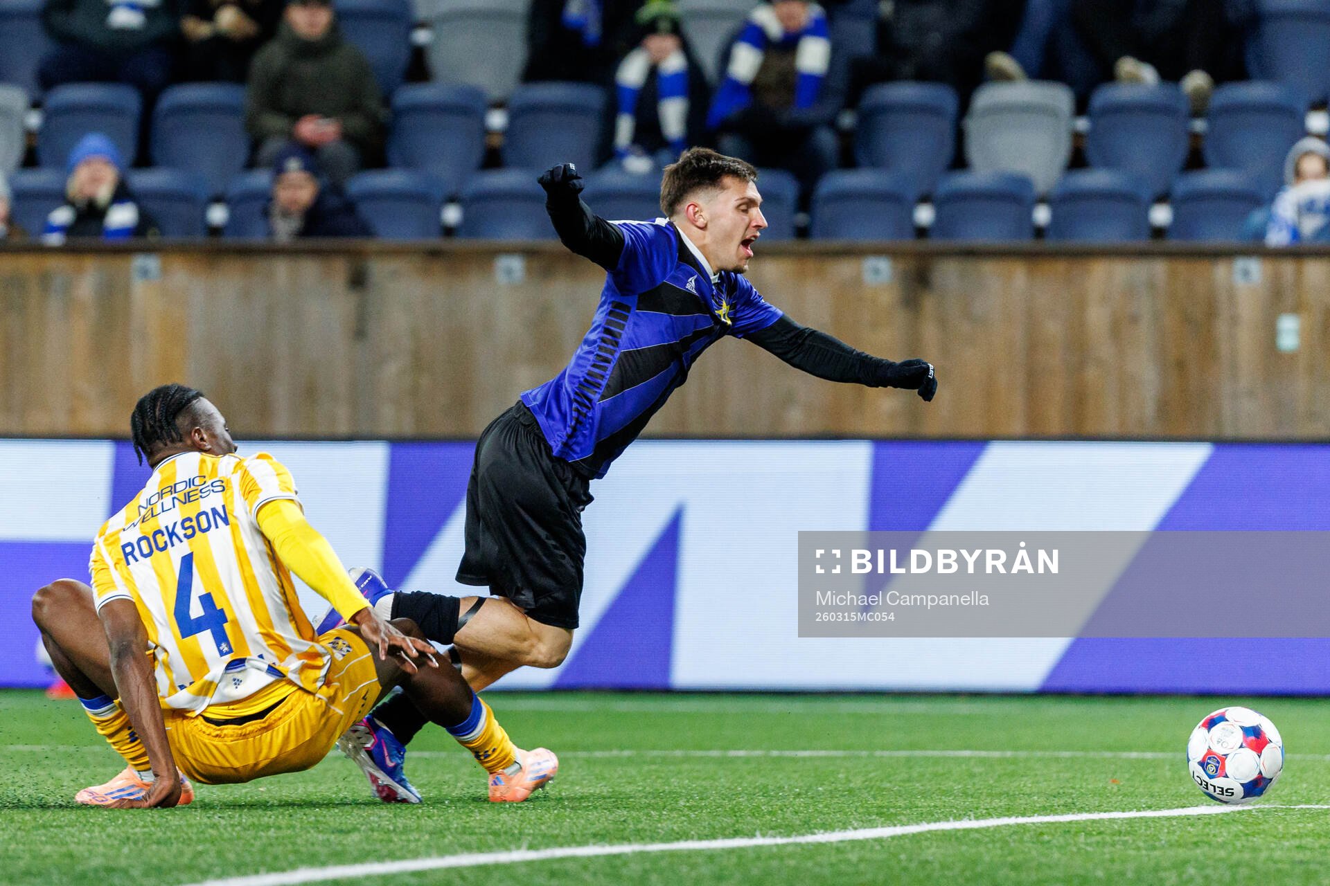 IFK Göteborgs Rockson Yeboah och Sirius Isak Bjerkebo