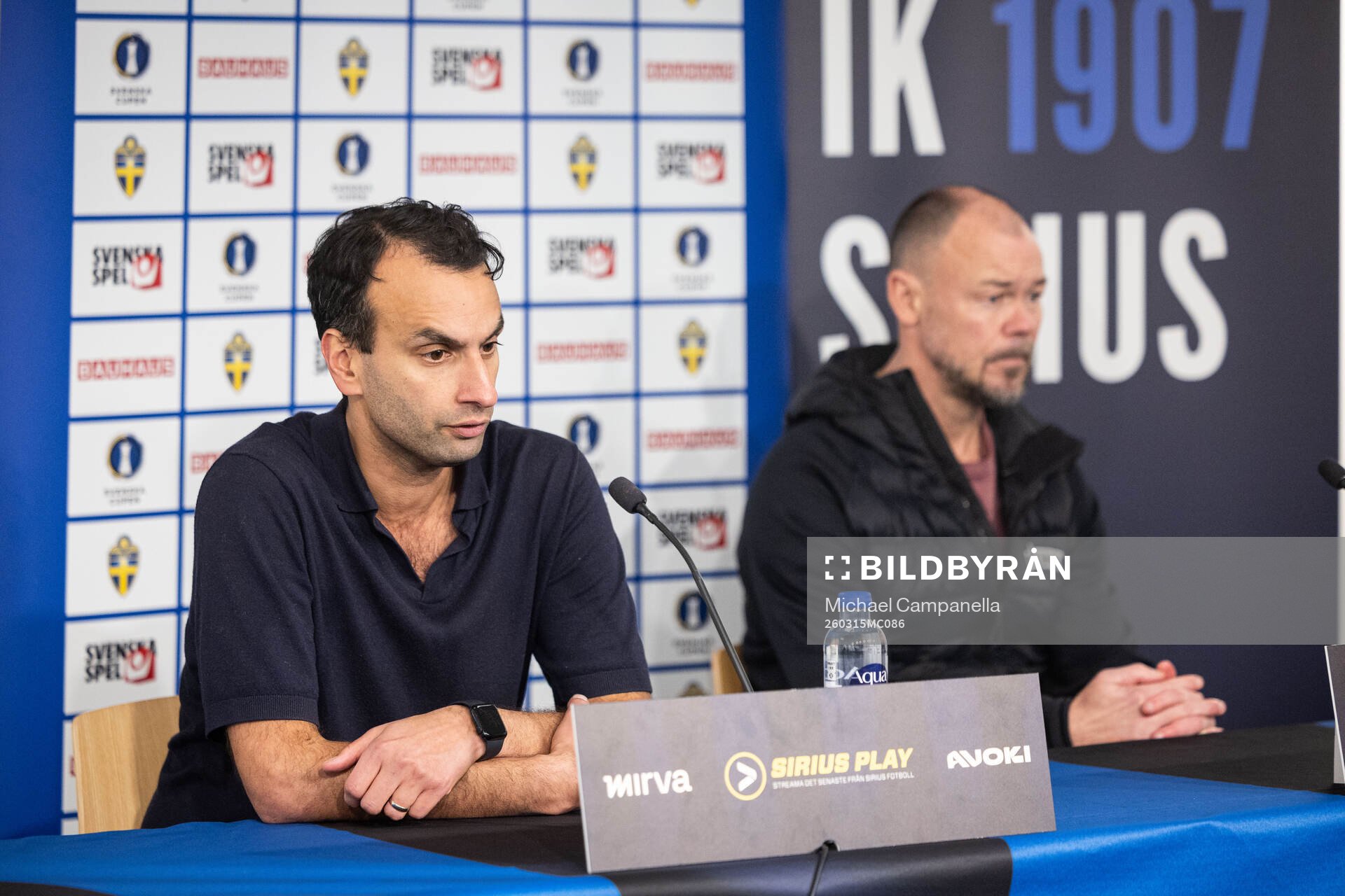 Sirius tränare Andreas Engelmark