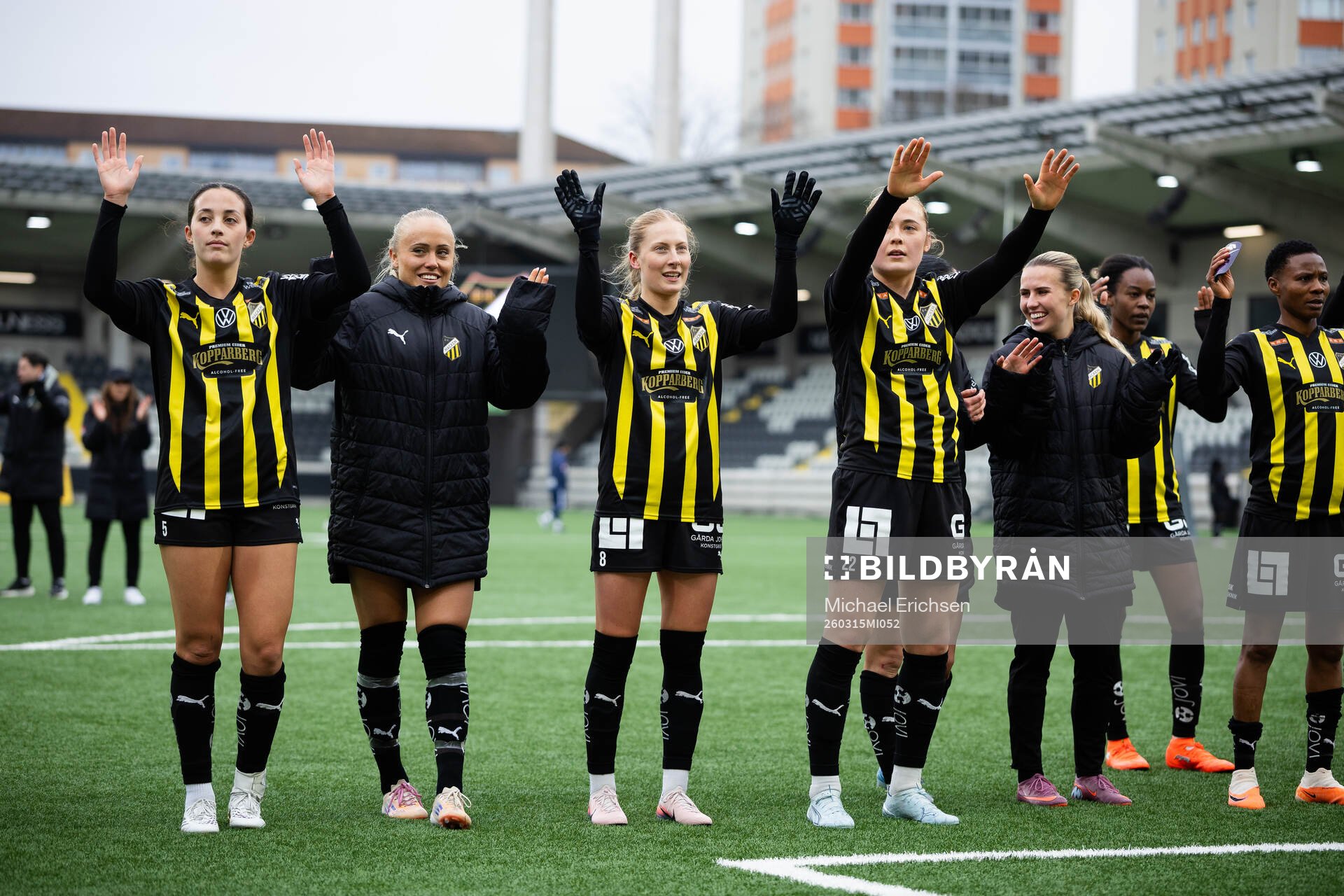 Häckens Delaney Matriano, Alva Selerud, Josefin Baudou och