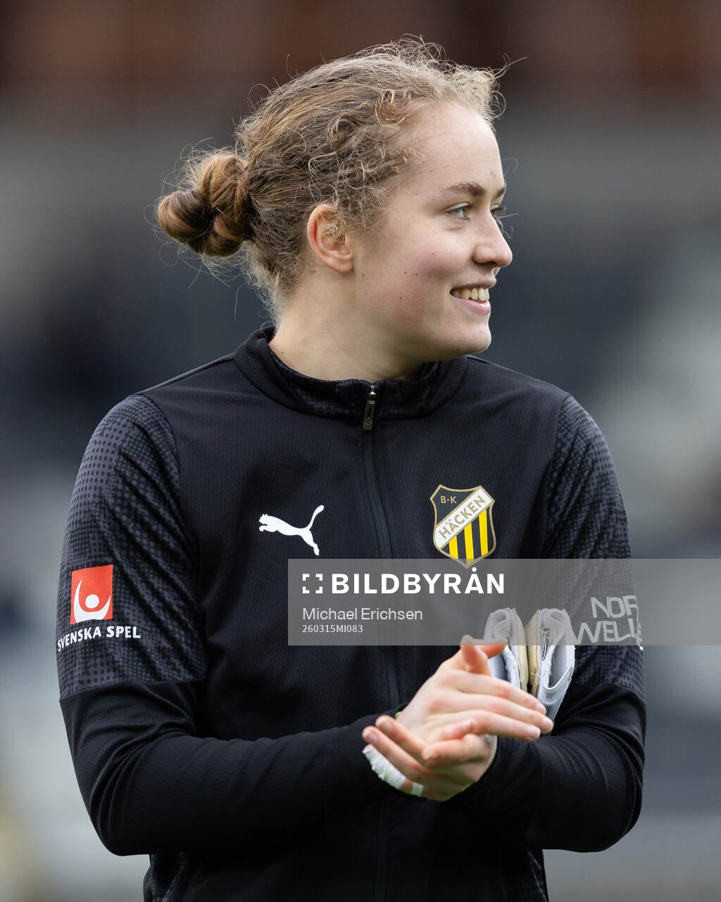 Häckens målvakt Fanney Birkisdottir