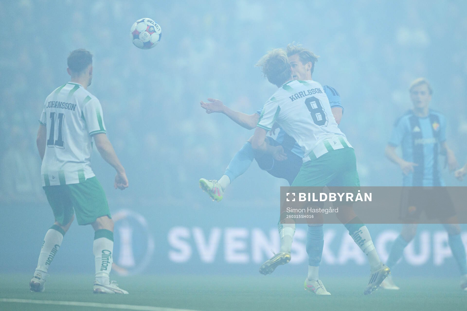 Hammarbys Markus Karlsson och Djurgårdens Hampus Finndell