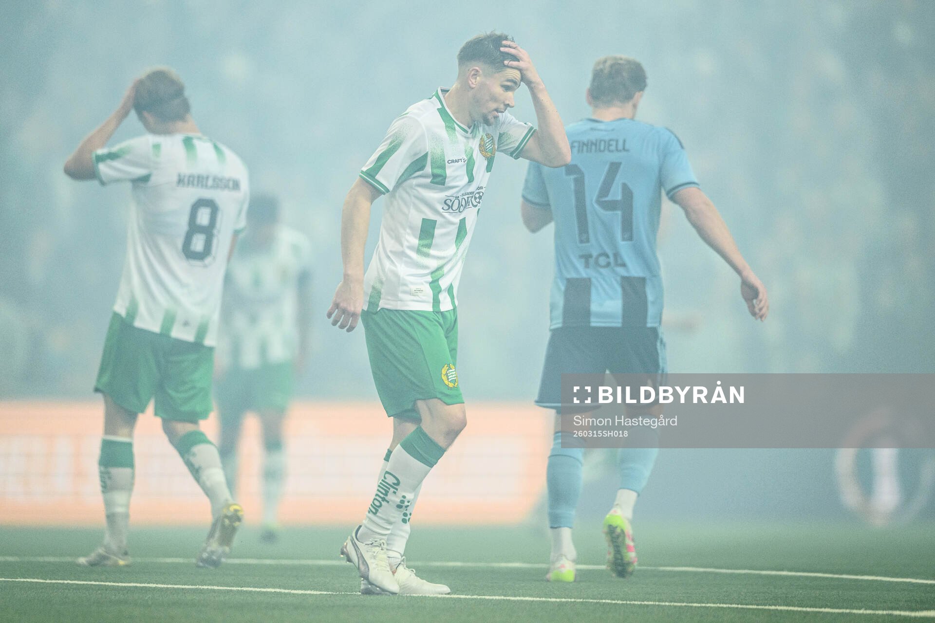 Hammarbys Oscar Johansson Schellhas deppar