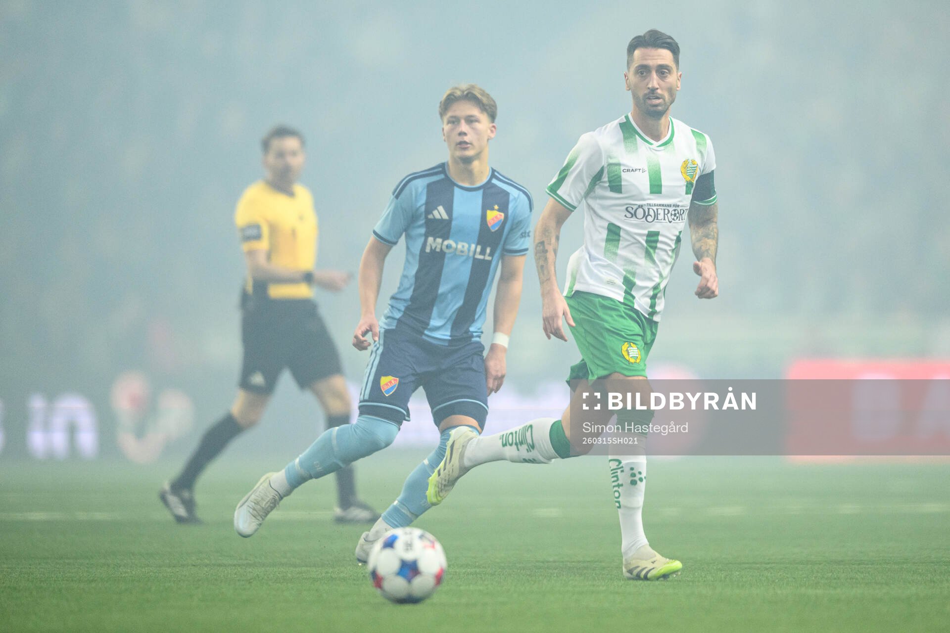 Djurgårdens Matias Siltanen och Hammarbys Nahir Besara