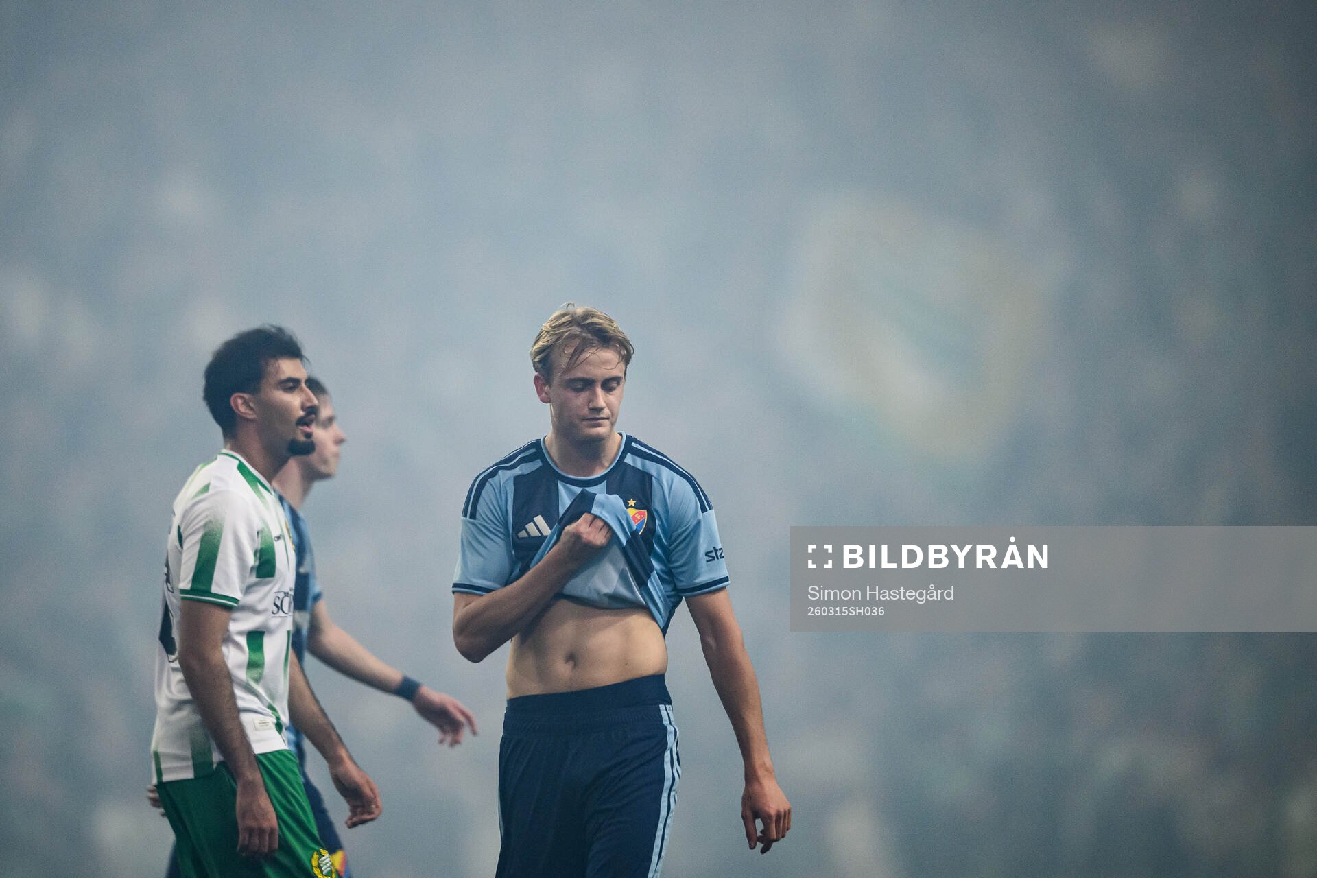 Djurgårdens Oskar Fallenius deppar