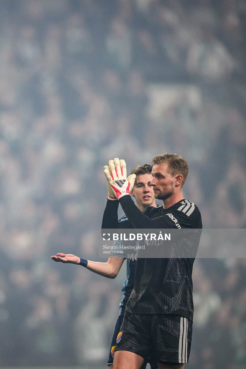Djurgårdens Max Larsson och Jacob Rinne deppar