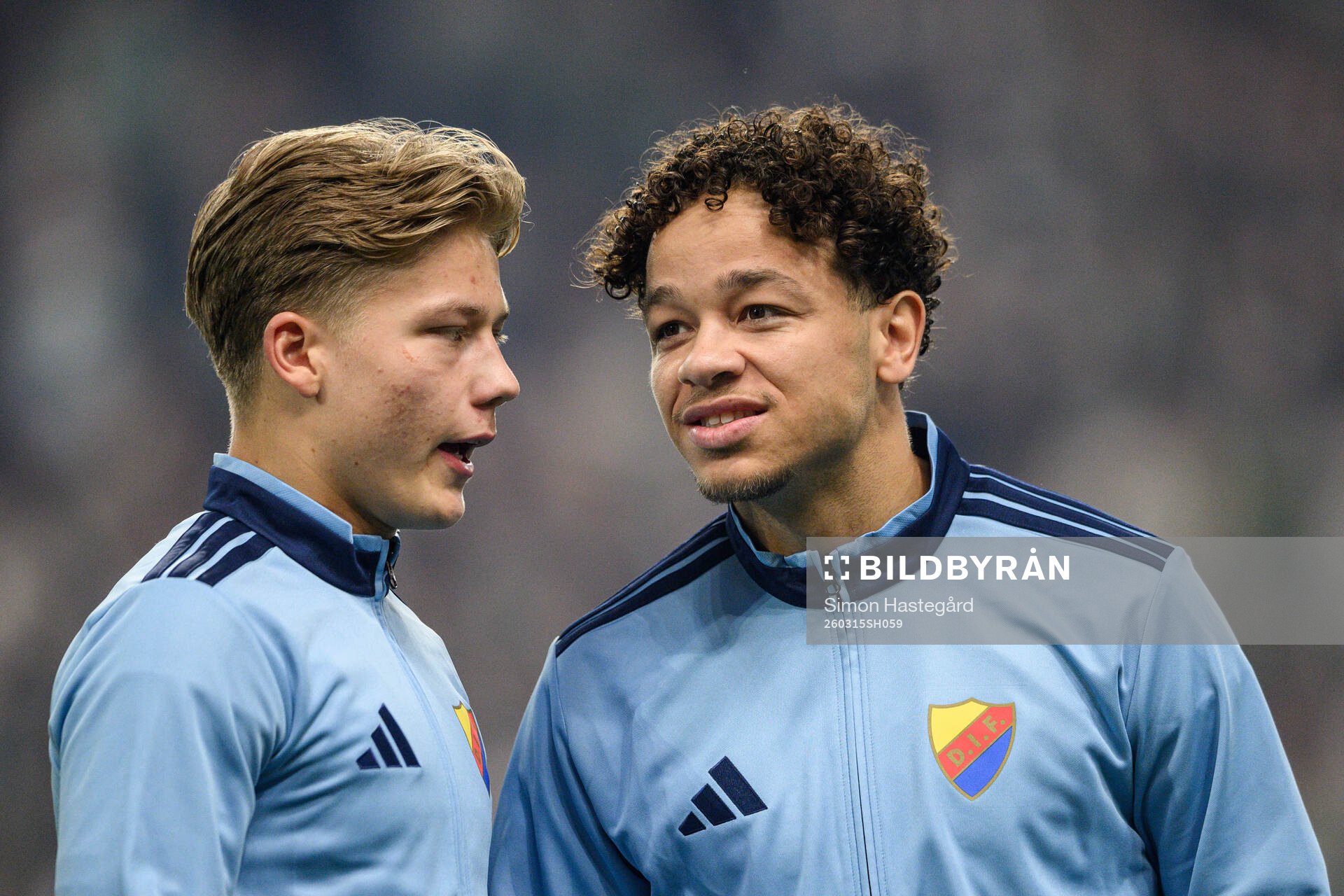 Djurgårdens Matias Siltanen och Mikael Anderson