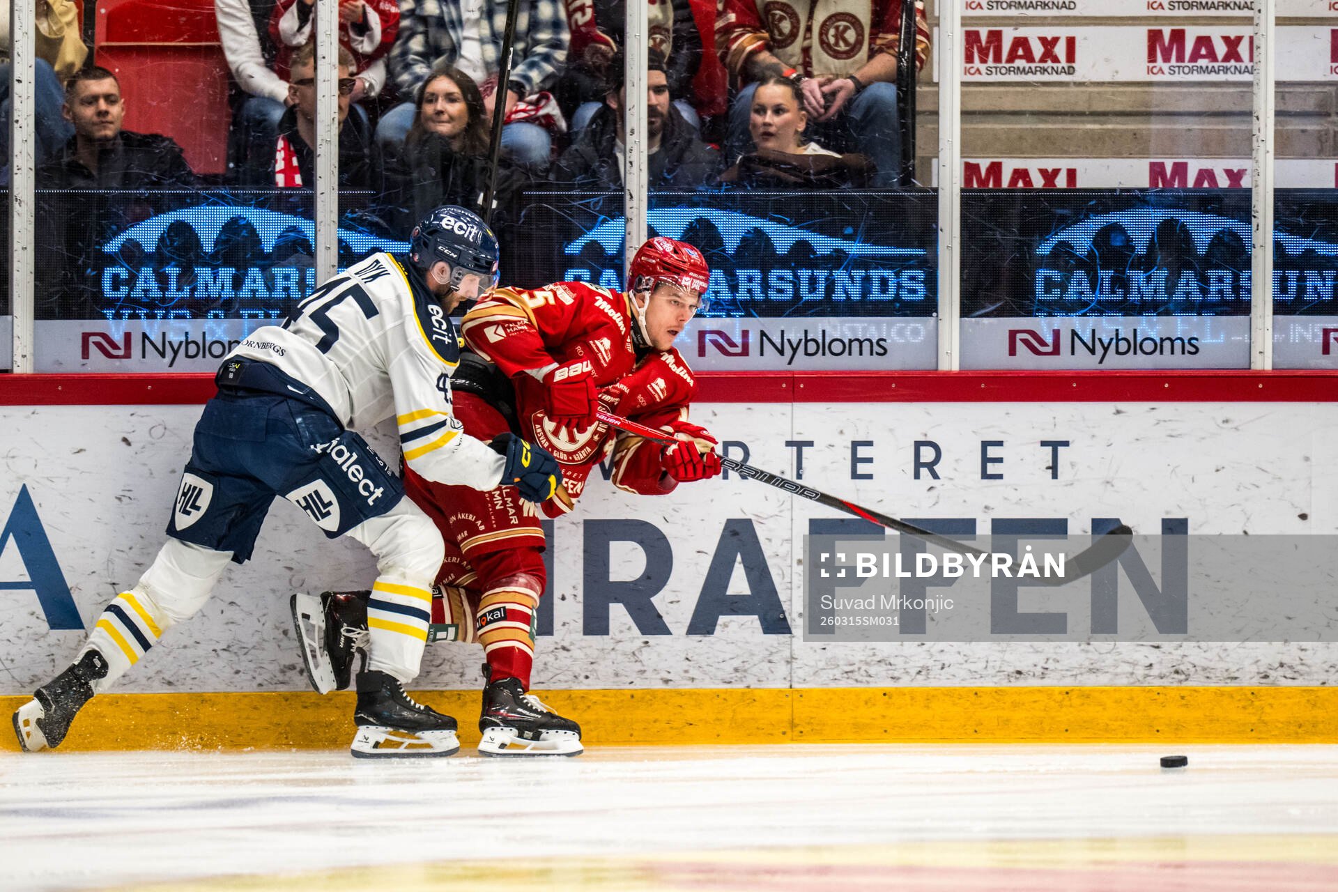 Södertäljes Sebastian Dyk och Kalmars Carl-Johan Lerby