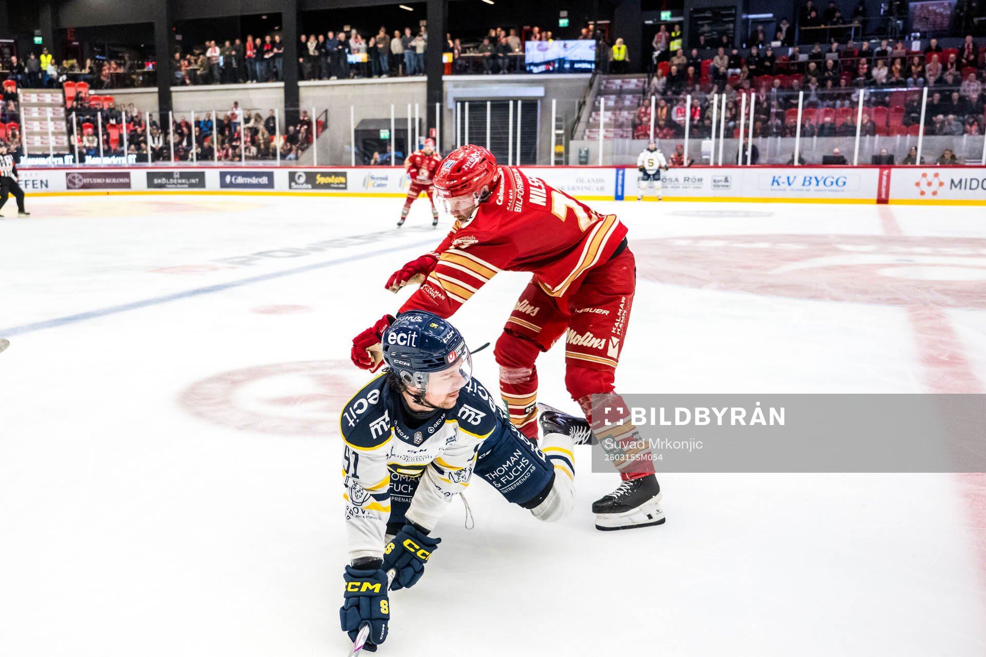 Södertäljes Andrew Vanderbeck och Kalmars Henrik Nilsson