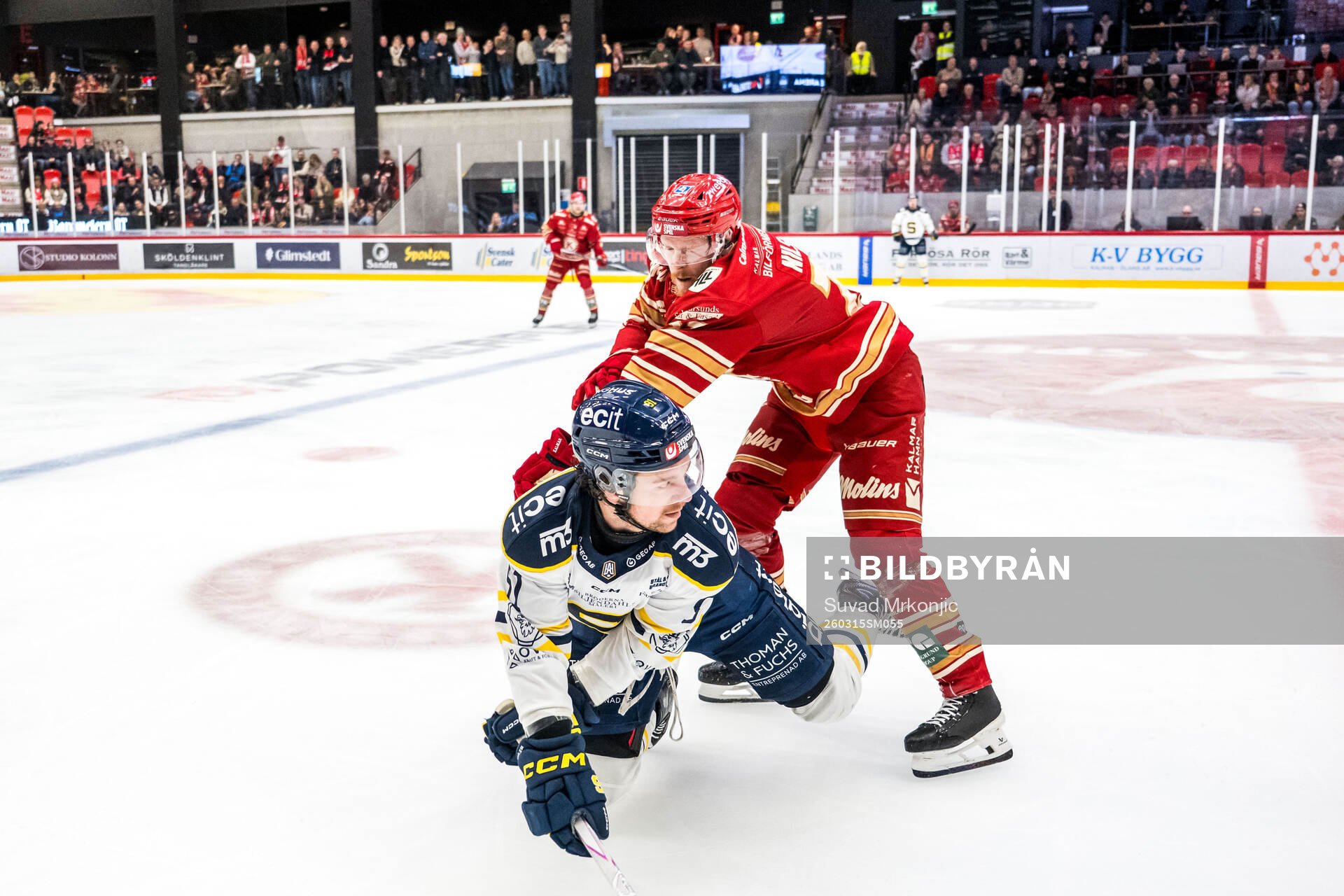 Södertäljes Andrew Vanderbeck och Kalmars Henrik Nilsson