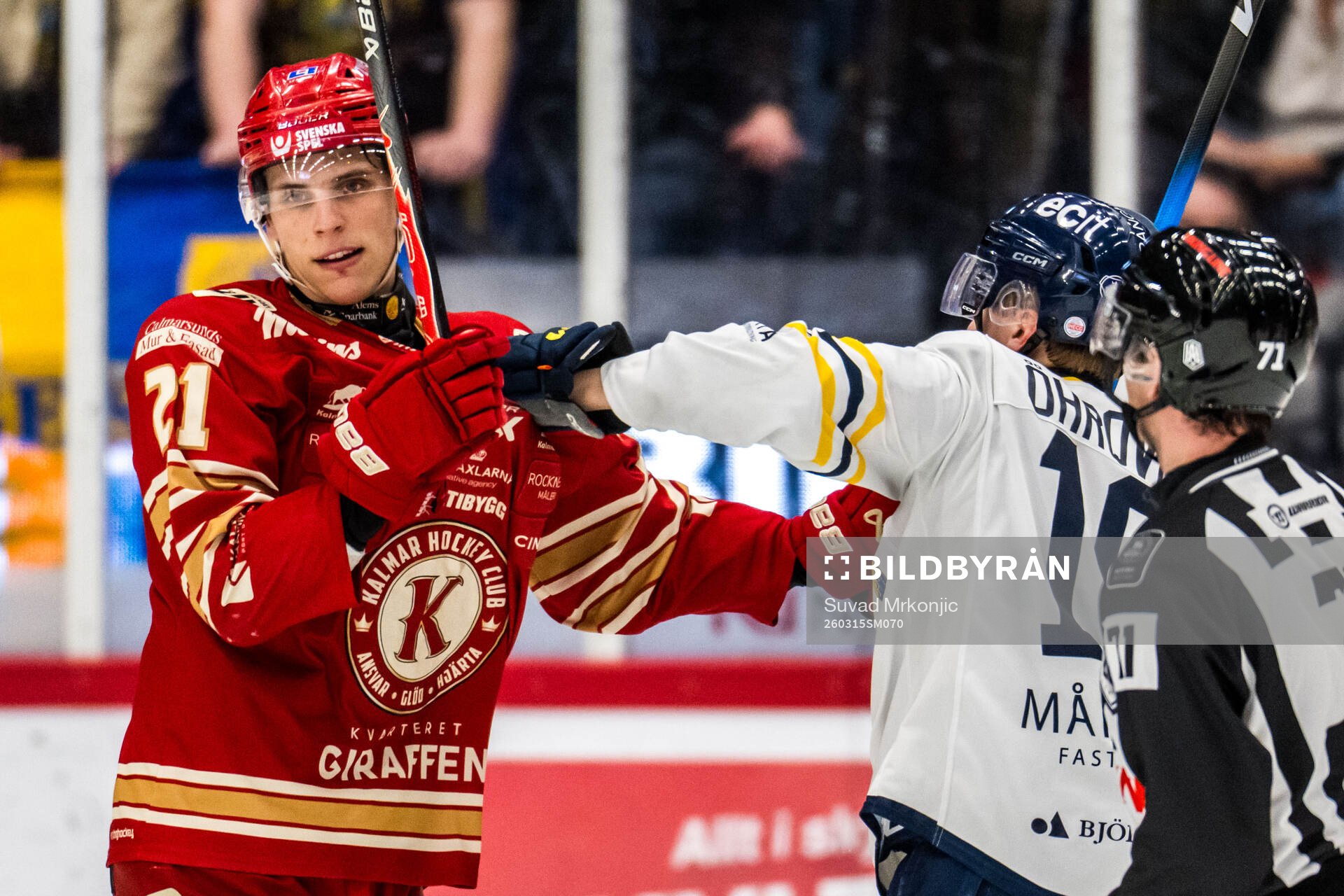 Kalmars Matthew Struthers och Södertäljes Felix Öhrqvist