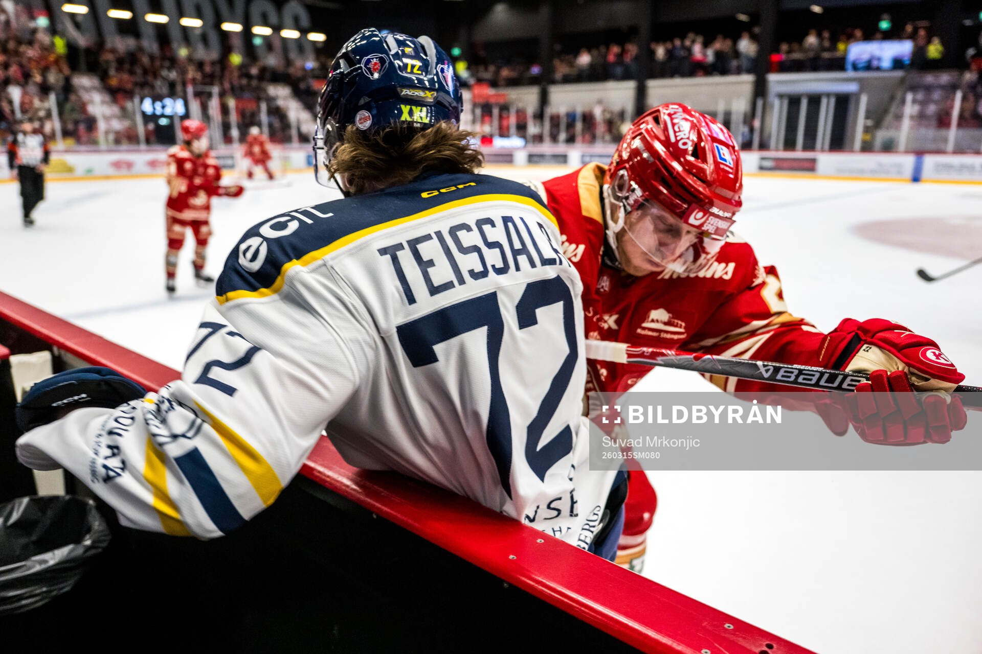 Södertäljes Leevi Teissala och Kalmars Gustaf Westlund