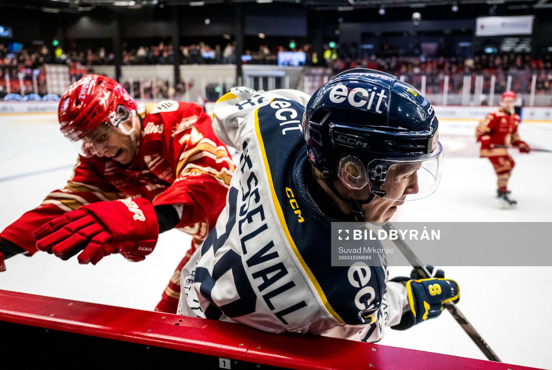 Kalmars Matthew Struthers och Södertäljes Adam Hesselvall