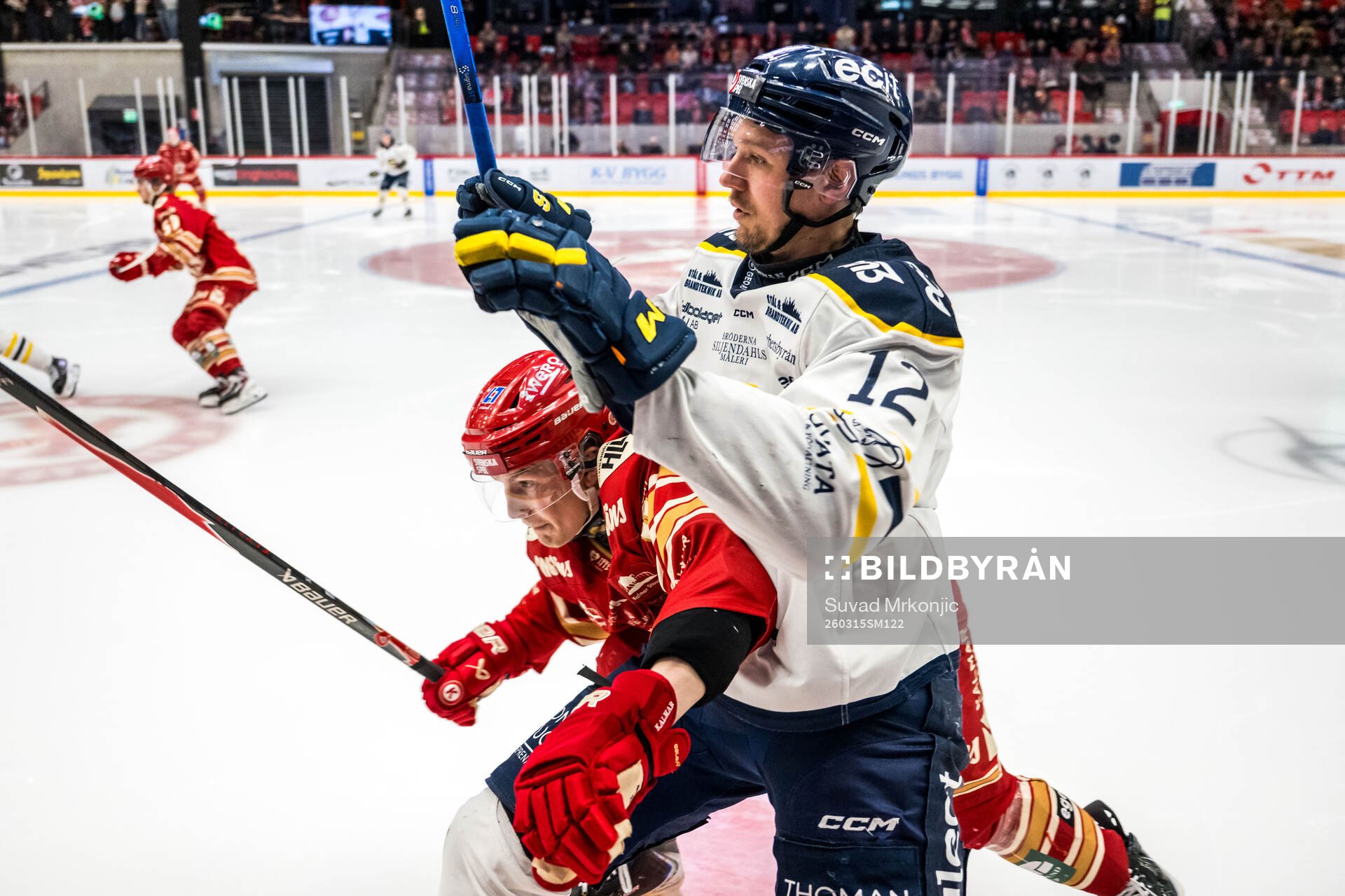 Kalmars Eddie Levin och Södertäljes Viktor Liljegren